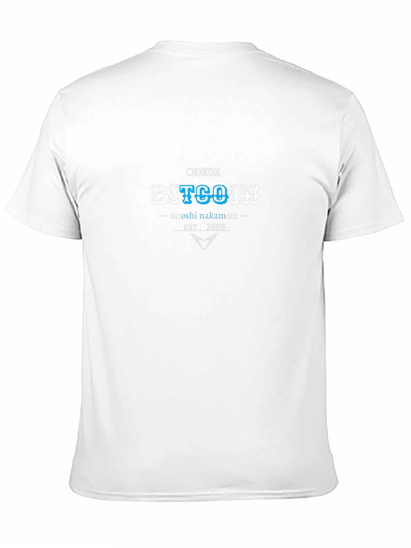 Original Bitcoin T-Shirt: Satoshi Nakamoto Design