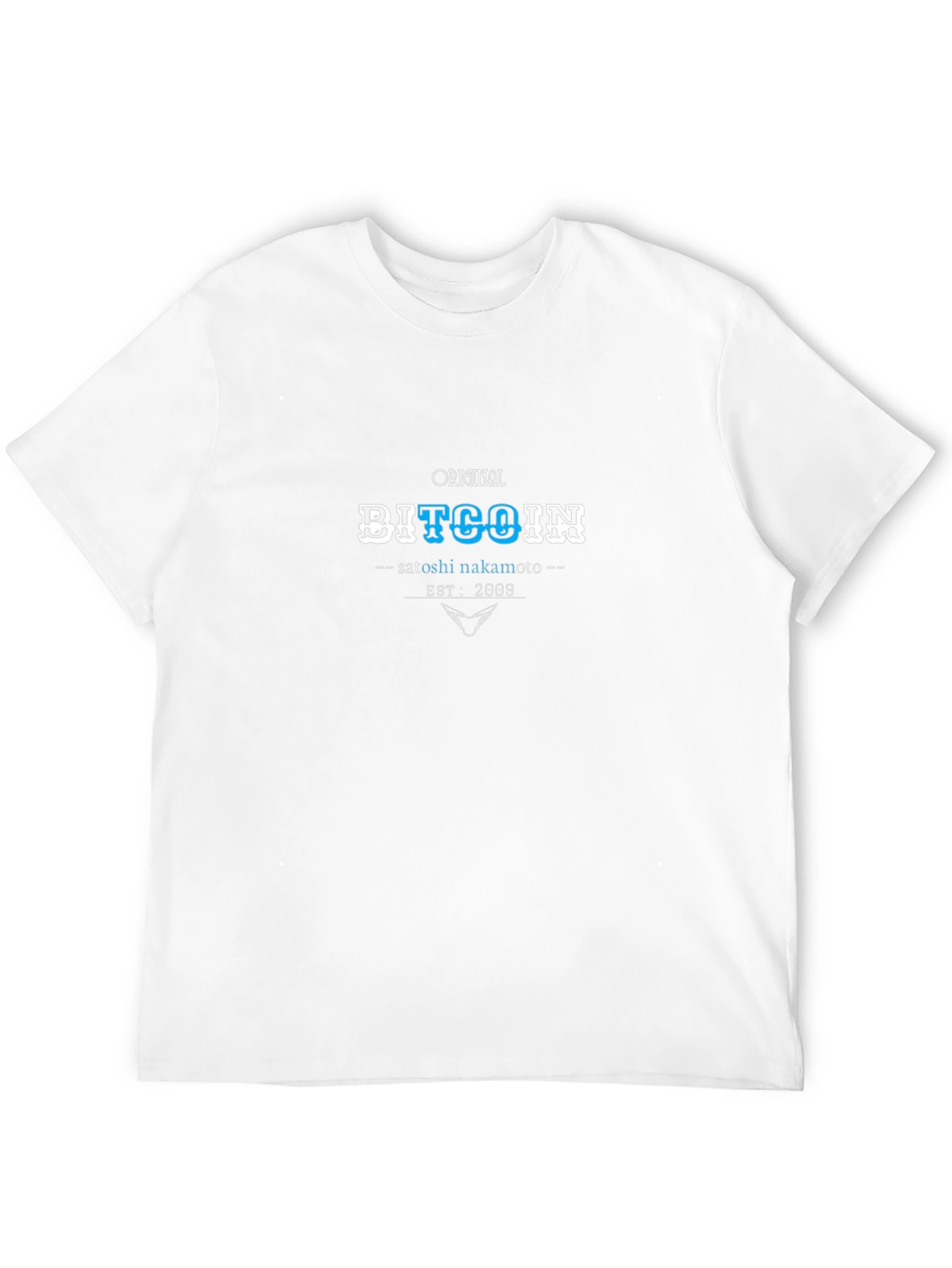 Original Bitcoin T-Shirt: Satoshi Nakamoto Design