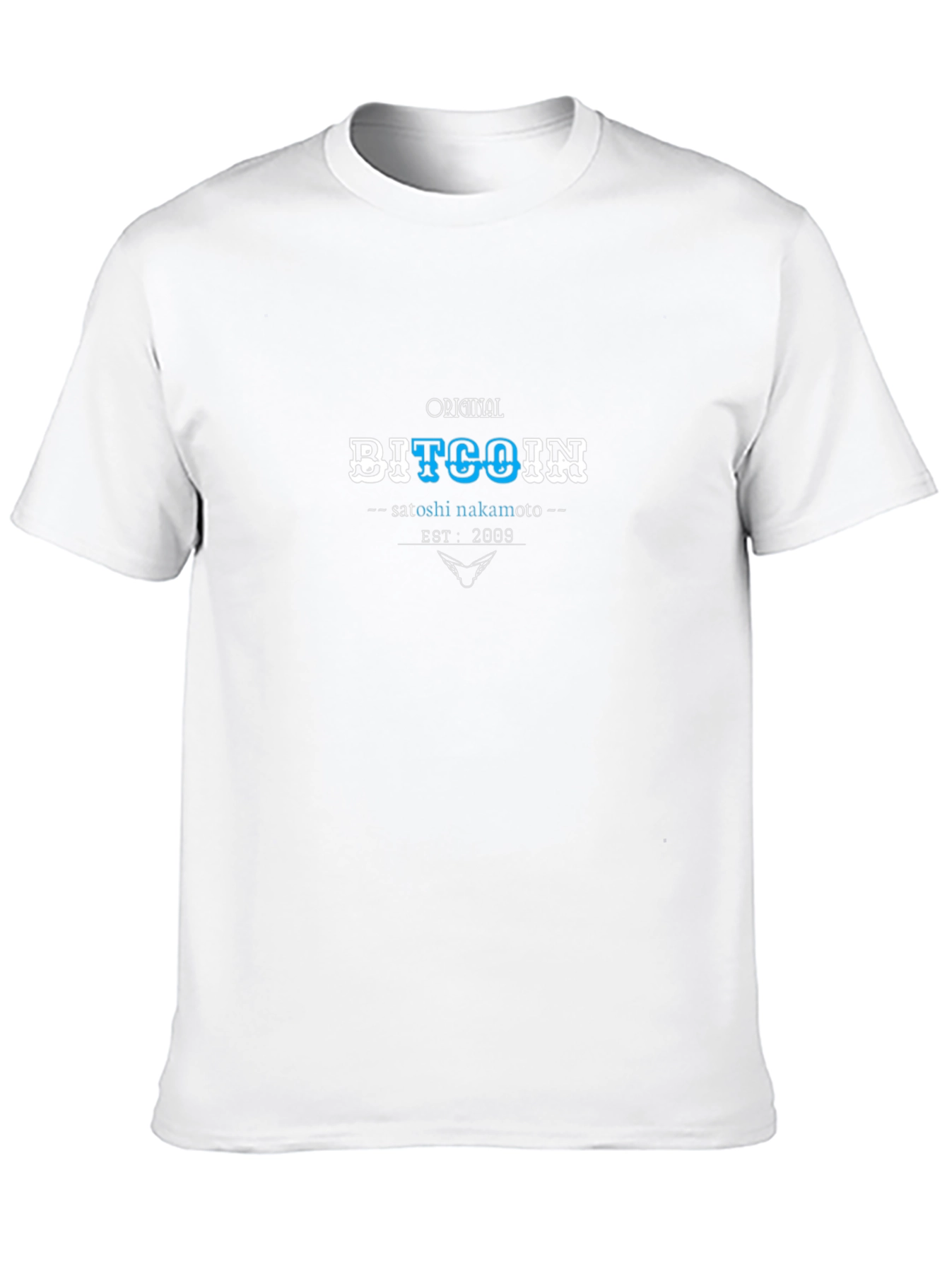 Original Bitcoin T-Shirt: Satoshi Nakamoto Design