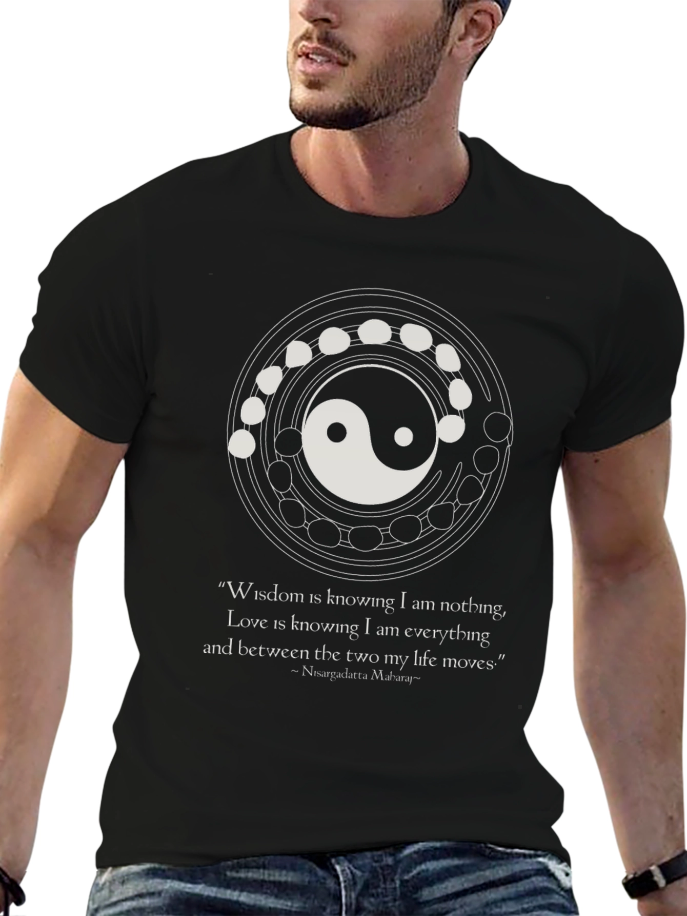 Yin Yang Wisdom Quote T-Shirt - Unisex