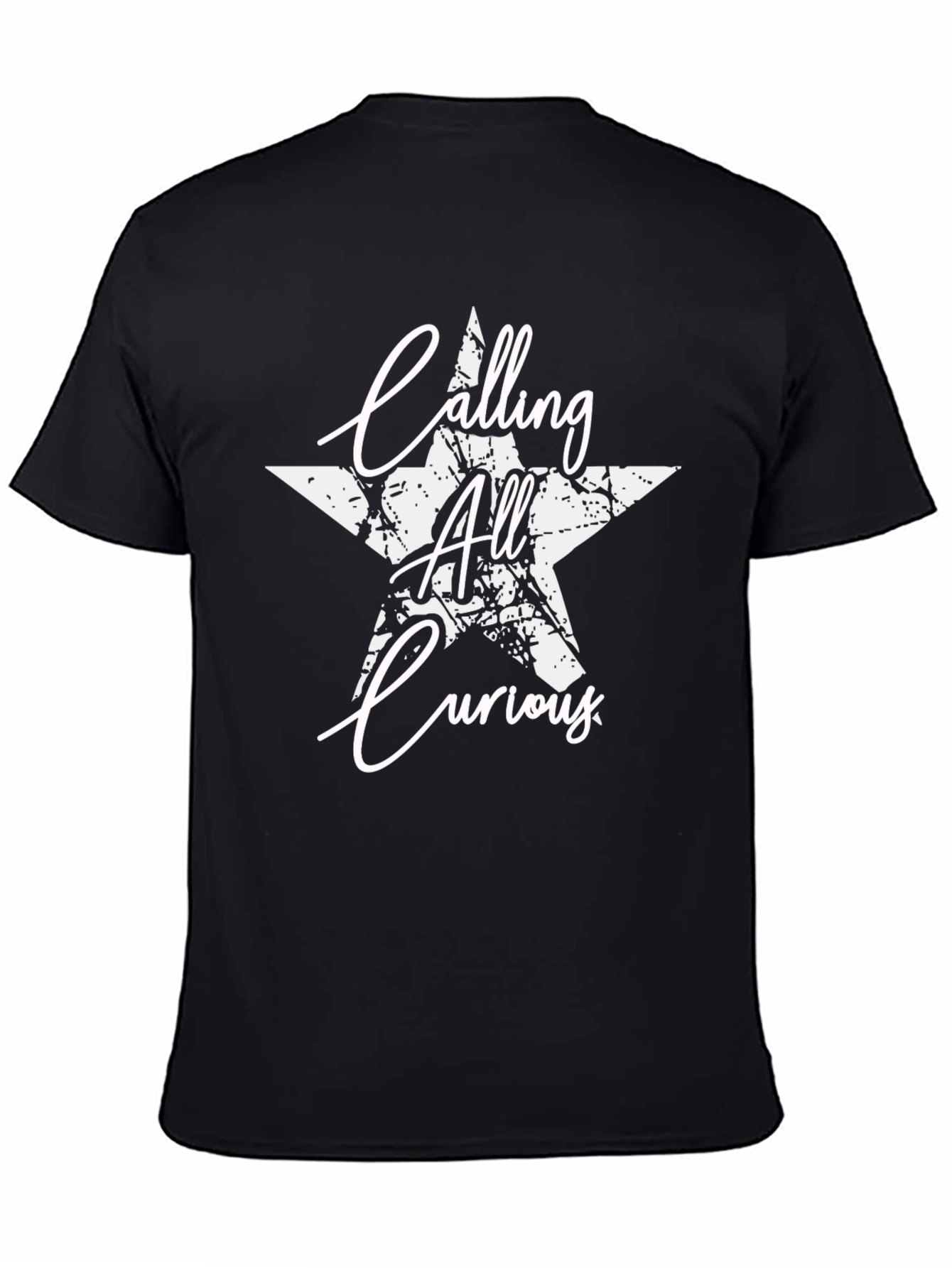 Calling All Curious Star T-Shirt - Black