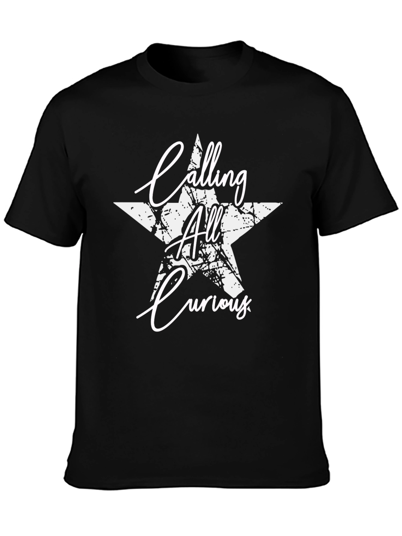 Calling All Curious Star T-Shirt - Black