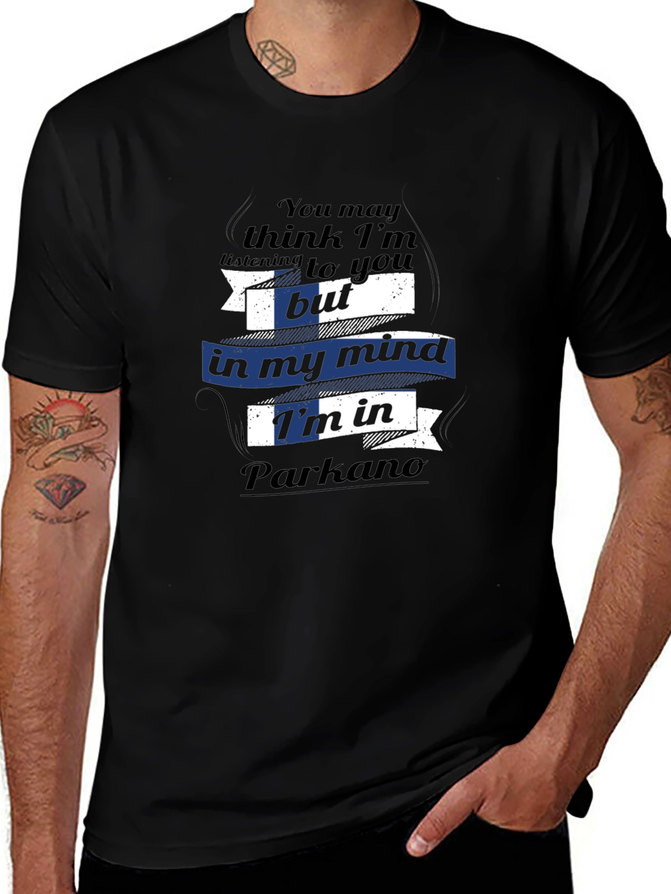 Funny Parkano T-Shirt - Minds Away!