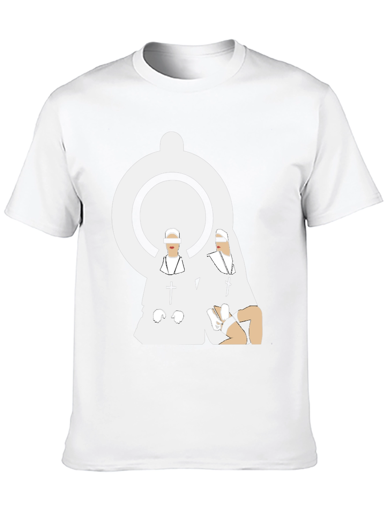 Nun Graphic Black T-Shirt