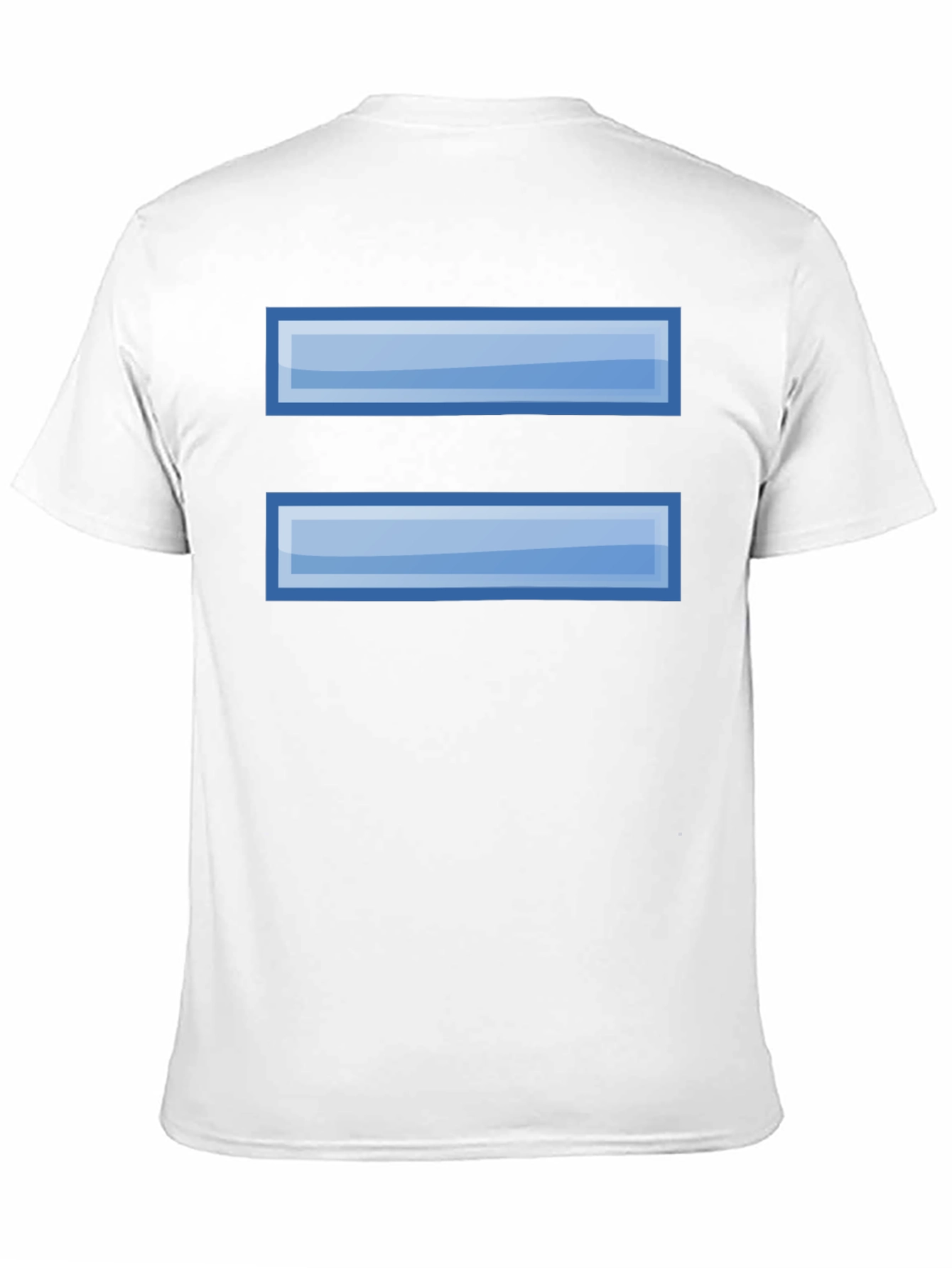 Pixelated Equals Sign Graphic Tee - Black