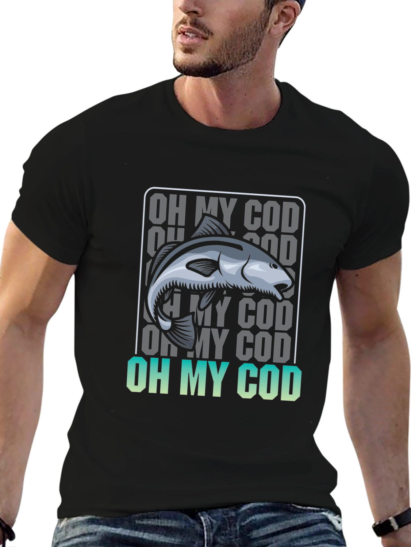 Oh My Cod Fish T-Shirt - Funny Angler Tee