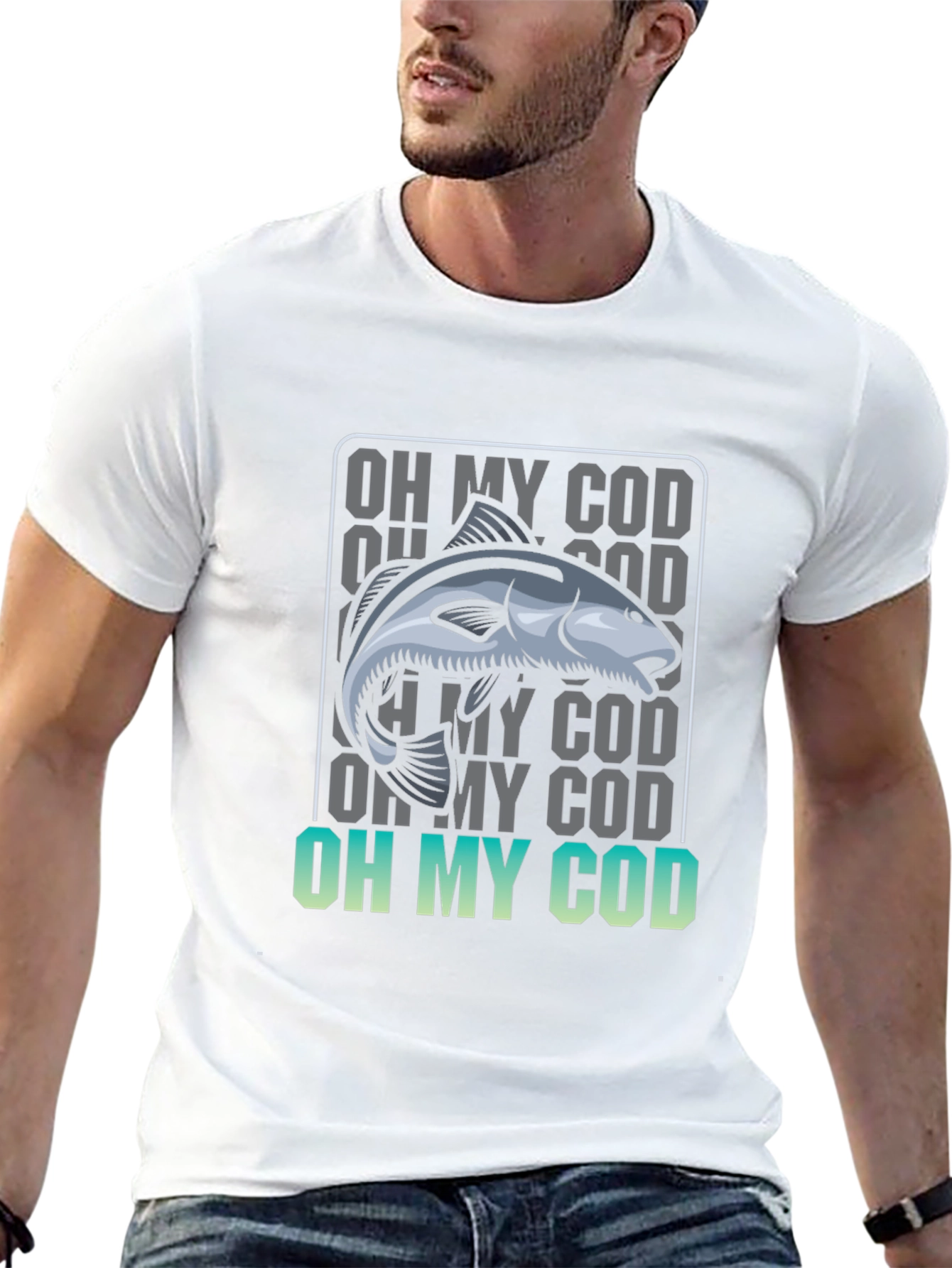Oh My Cod Fish T-Shirt - Funny Angler Tee