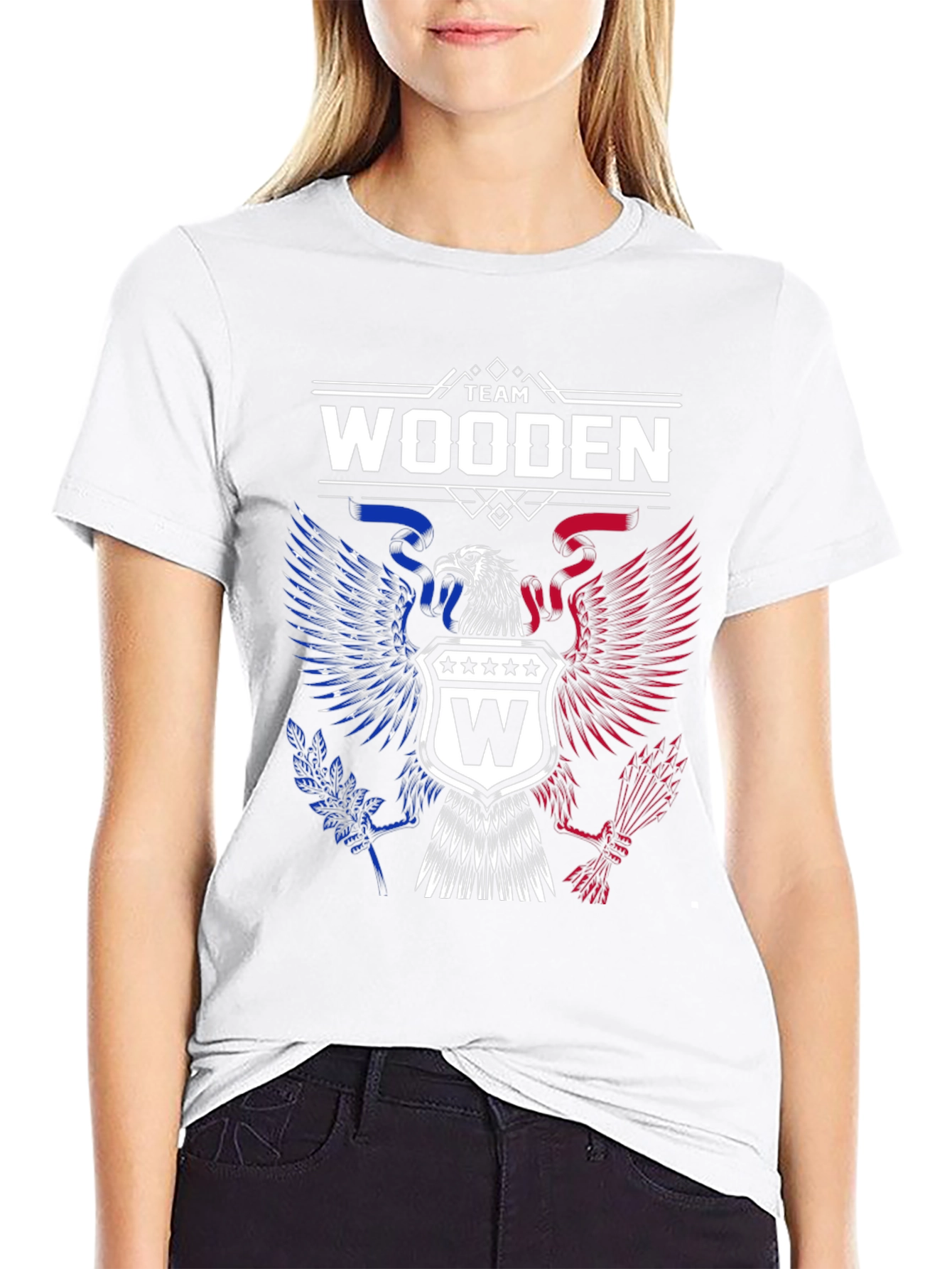 Team Wooden Eagle Graphic T-Shirt
