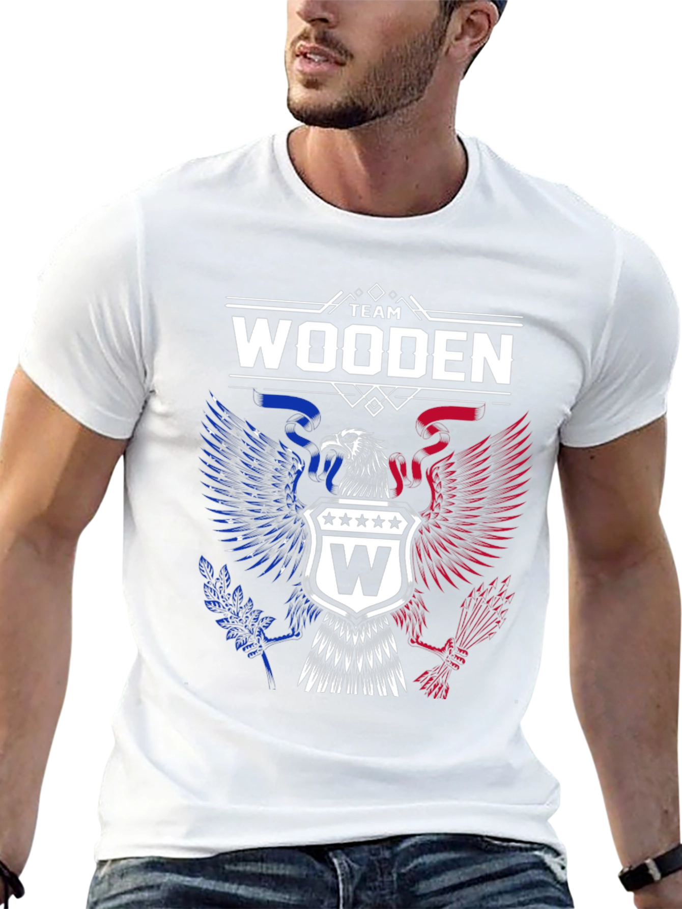 Team Wooden Eagle Graphic T-Shirt
