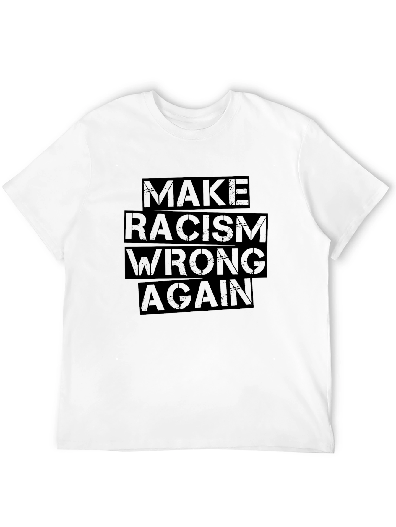 Make Racism Wrong Again Graphic T-Shirt
