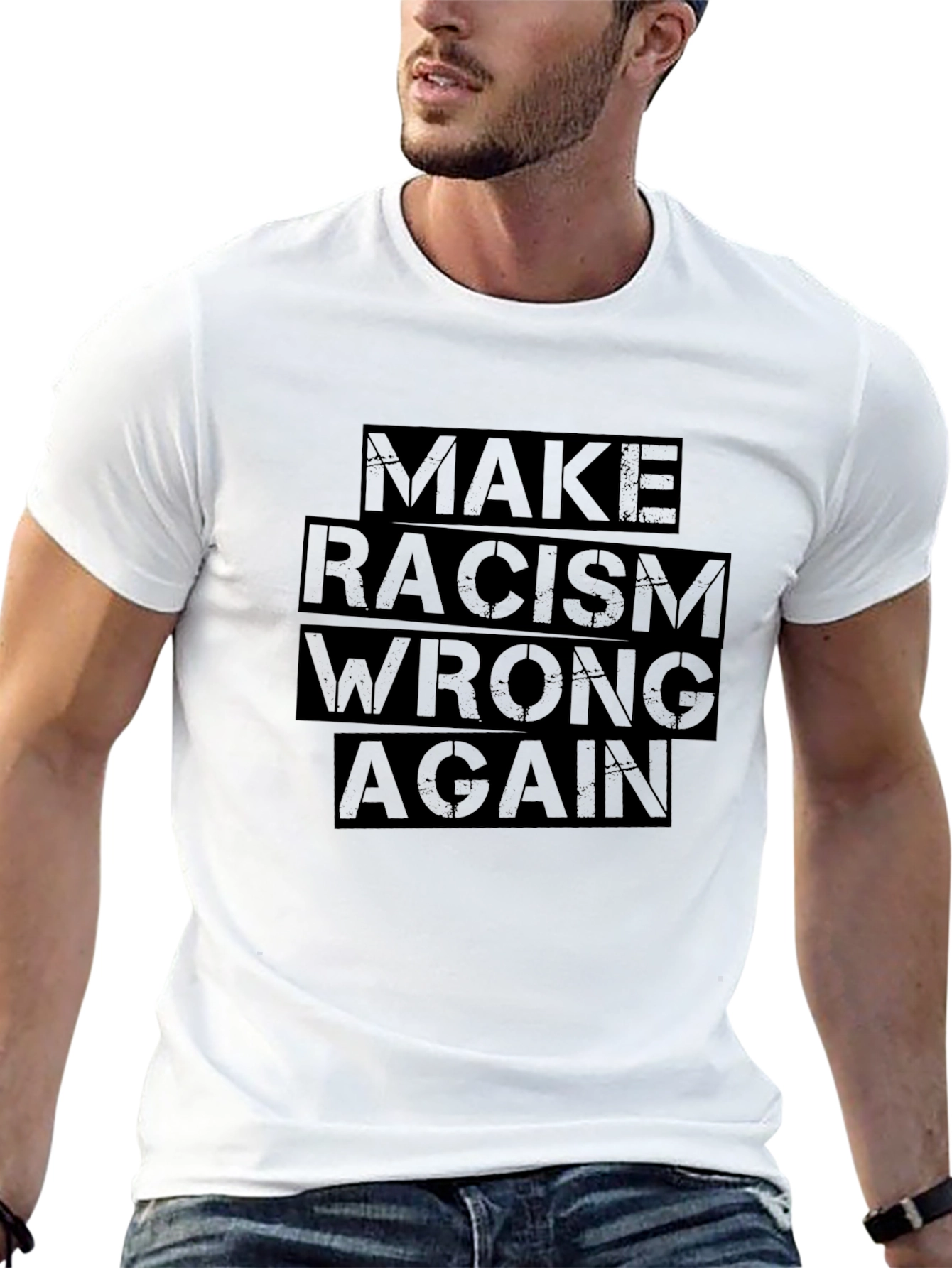 Make Racism Wrong Again Graphic T-Shirt