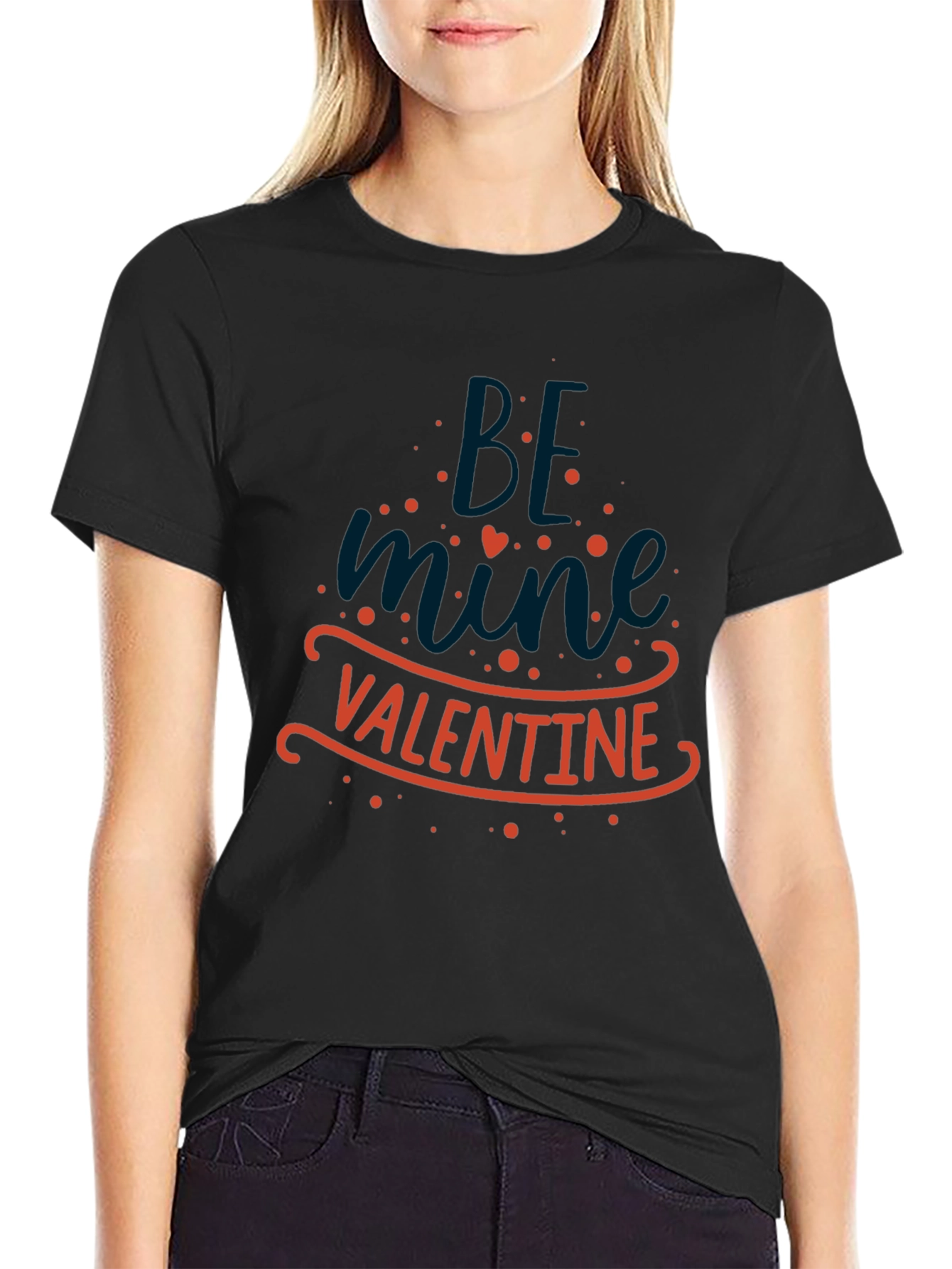 Be Mine Valentine T-Shirt - Black