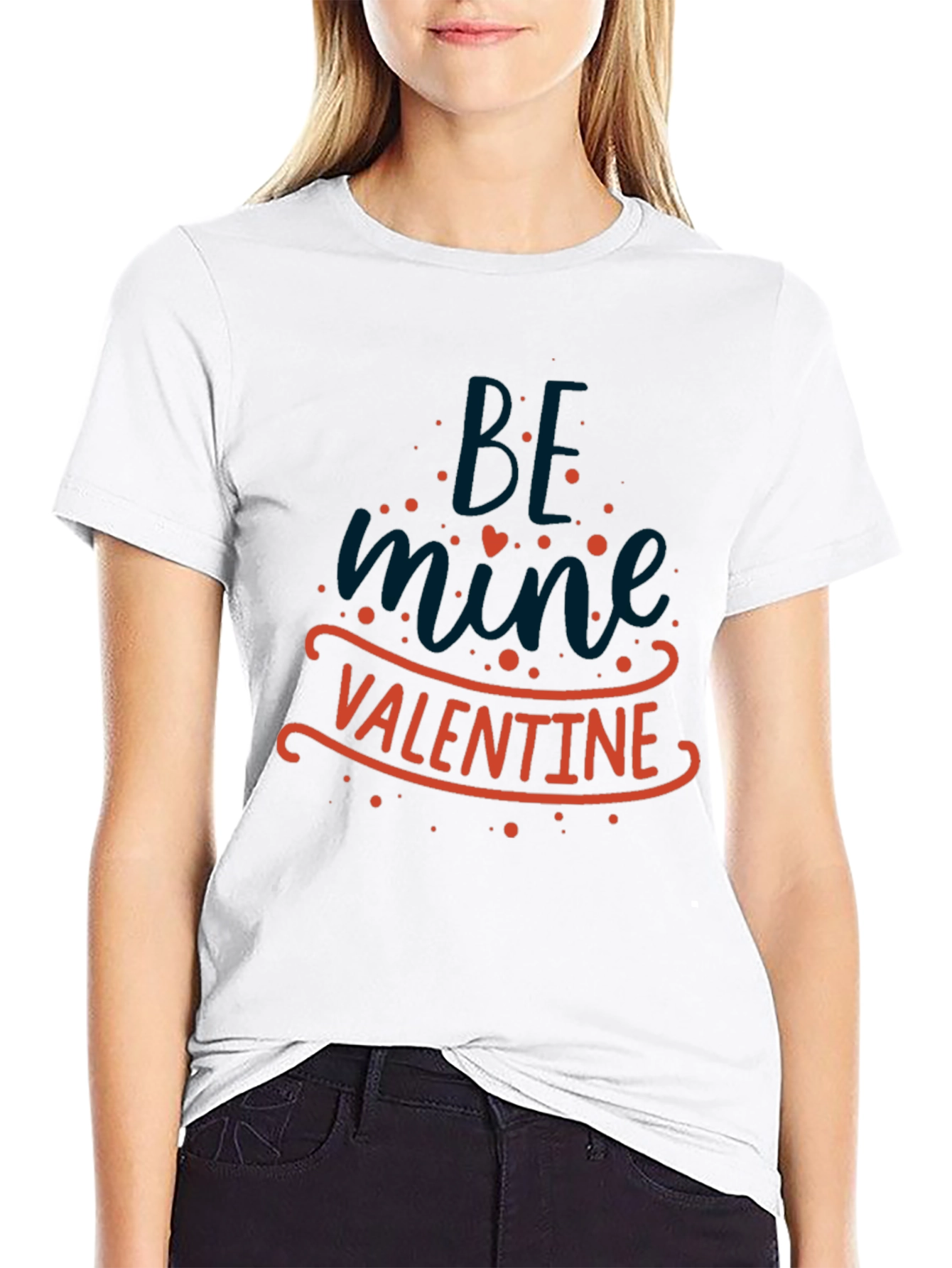 Be Mine Valentine T-Shirt - Black