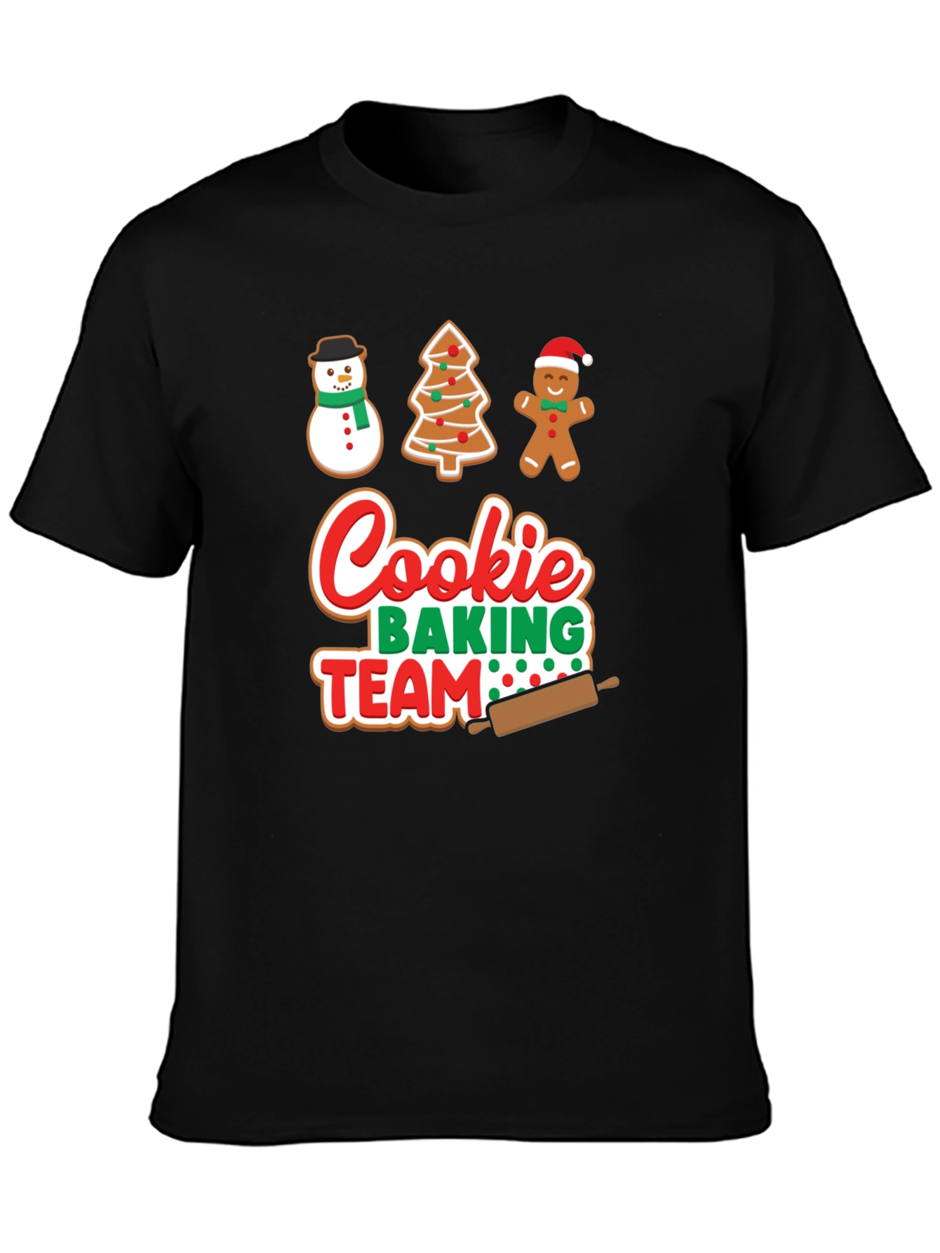 Cookie Baking Team Christmas T-Shirt
