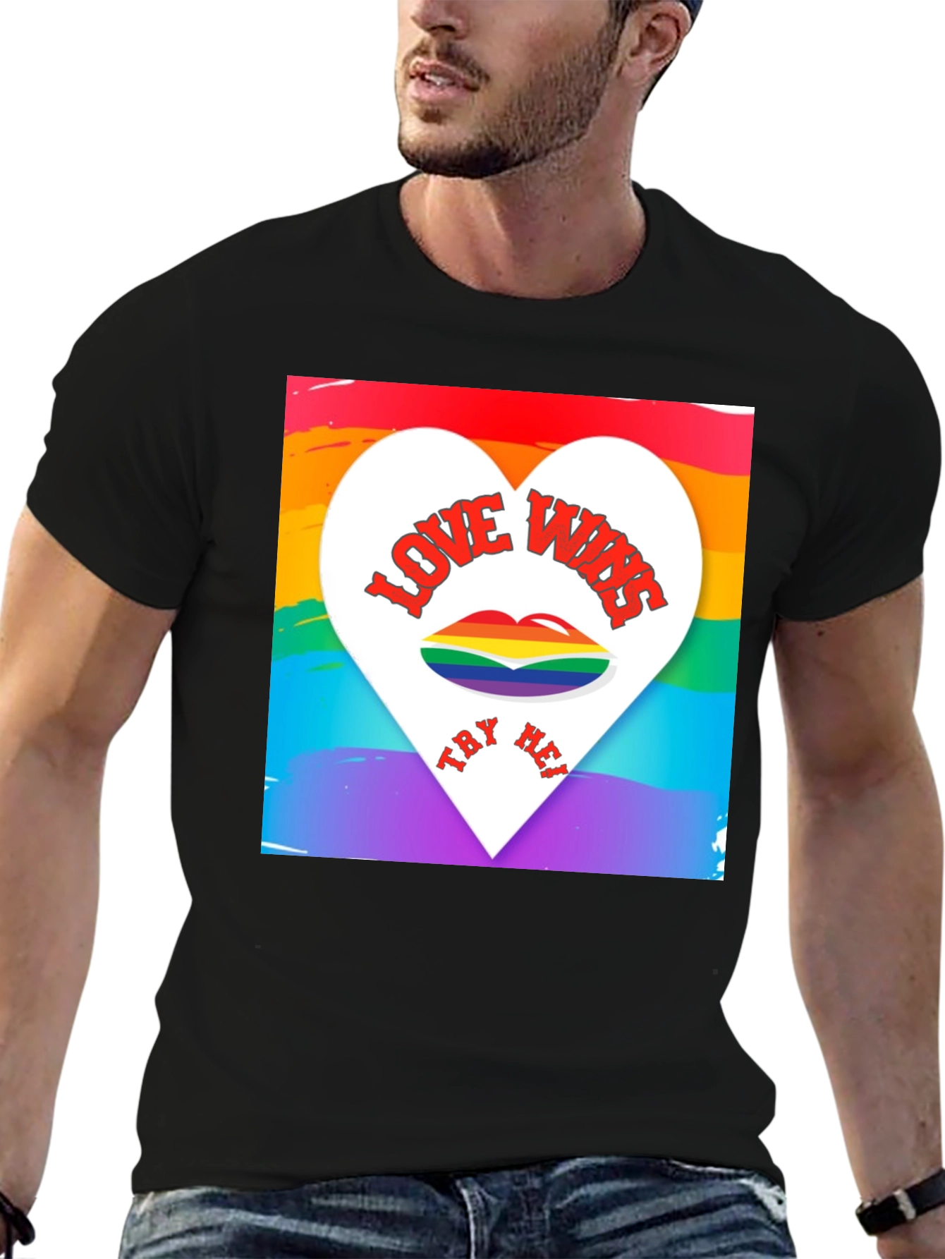 Love Wins Rainbow Pride T-Shirt