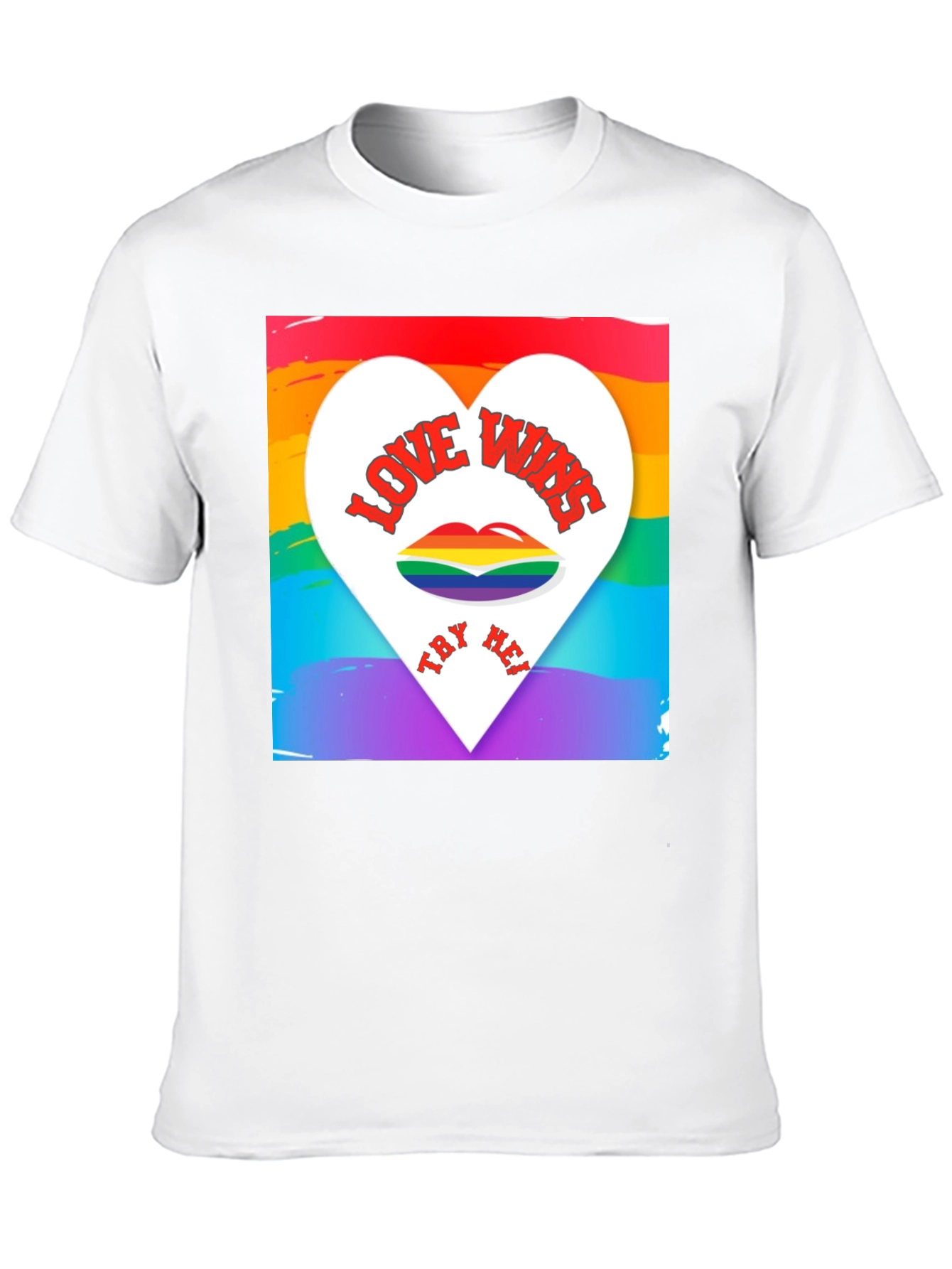 Love Wins Rainbow Pride T-Shirt
