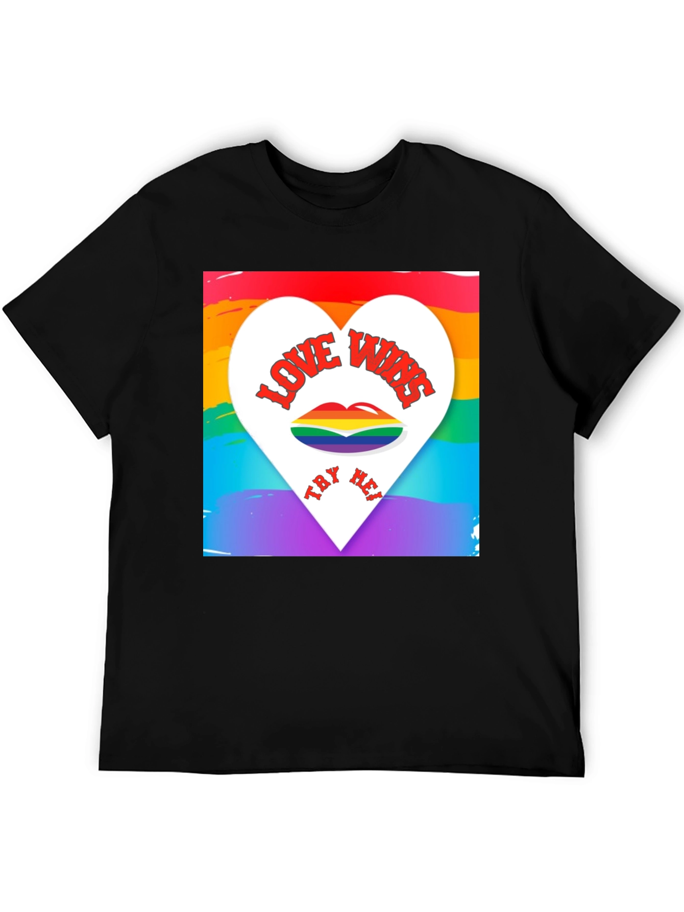 Love Wins Rainbow Pride T-Shirt