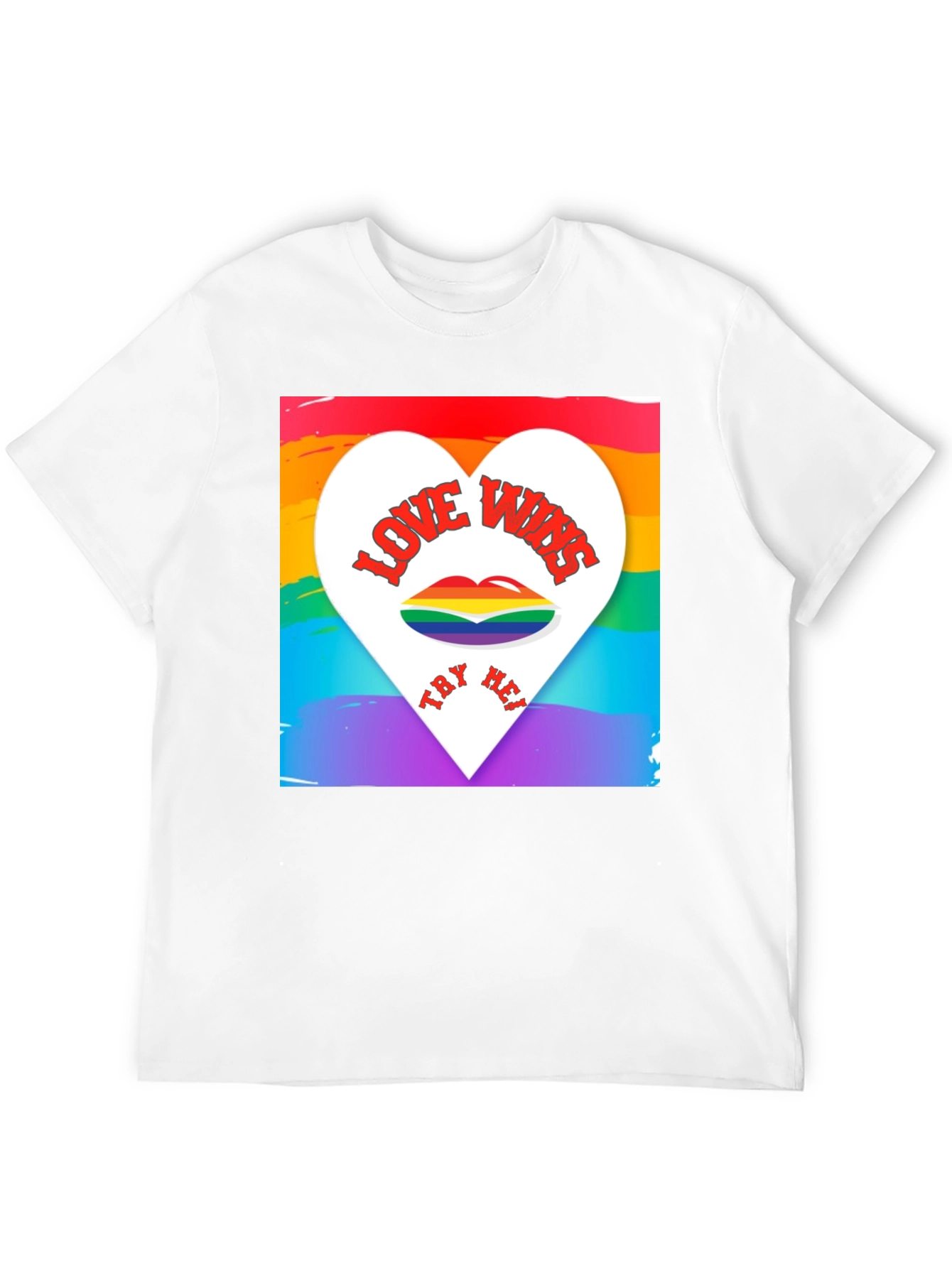 Love Wins Rainbow Pride T-Shirt