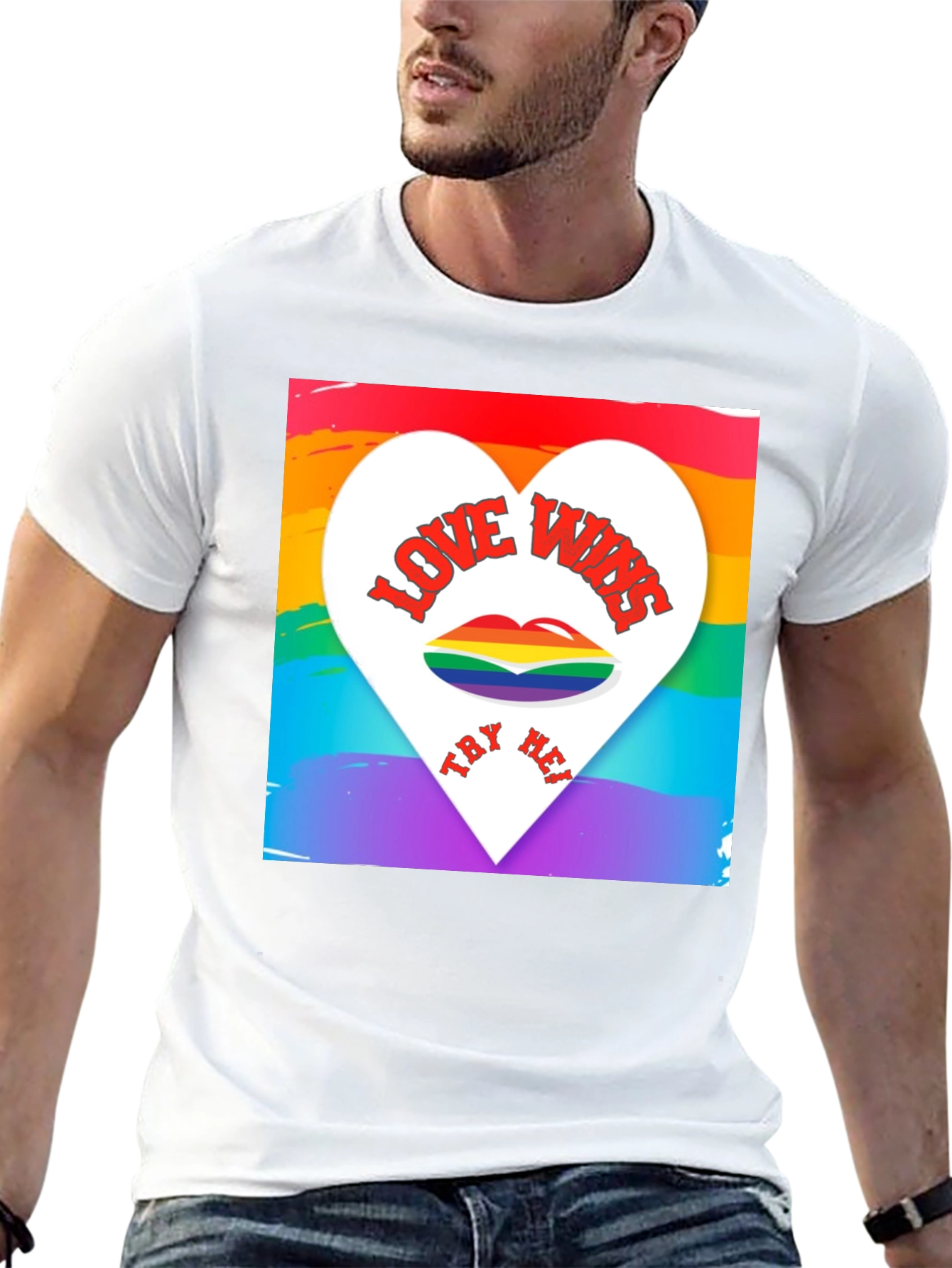 Love Wins Rainbow Pride T-Shirt