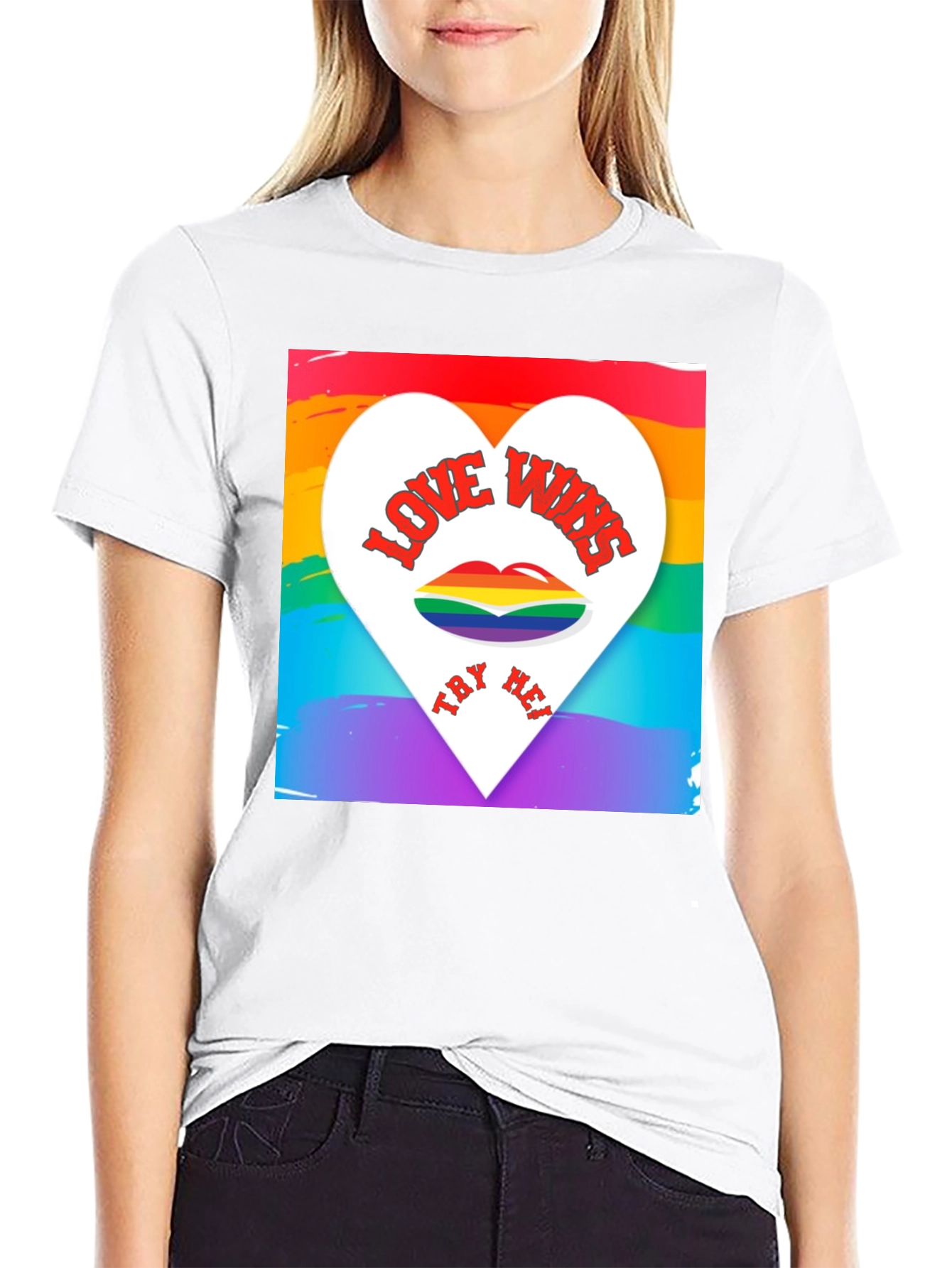 Love Wins Rainbow Pride T-Shirt