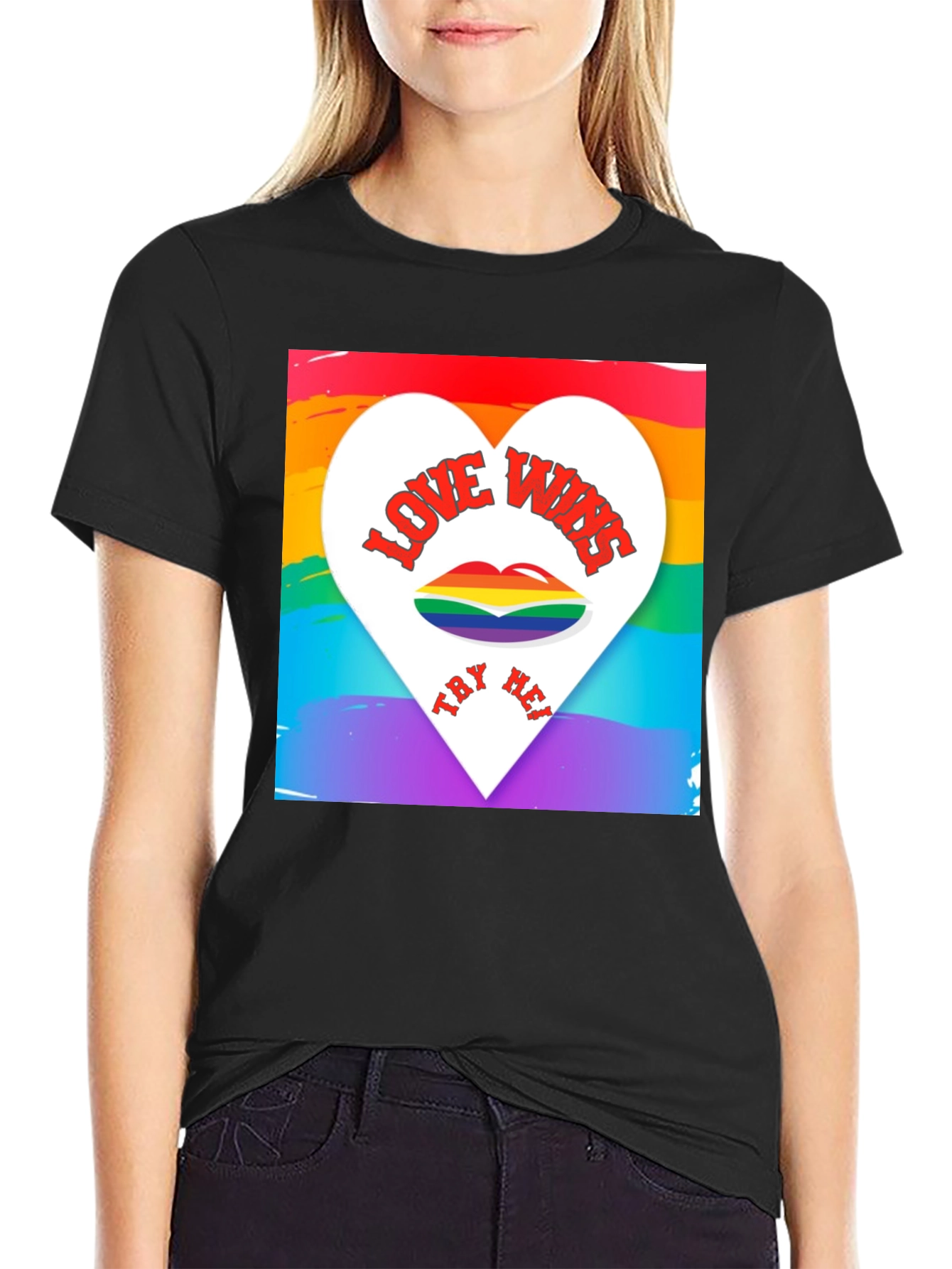 Love Wins Rainbow Pride T-Shirt