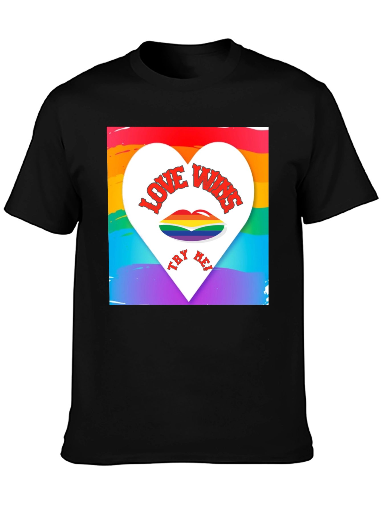 Love Wins Rainbow Pride T-Shirt