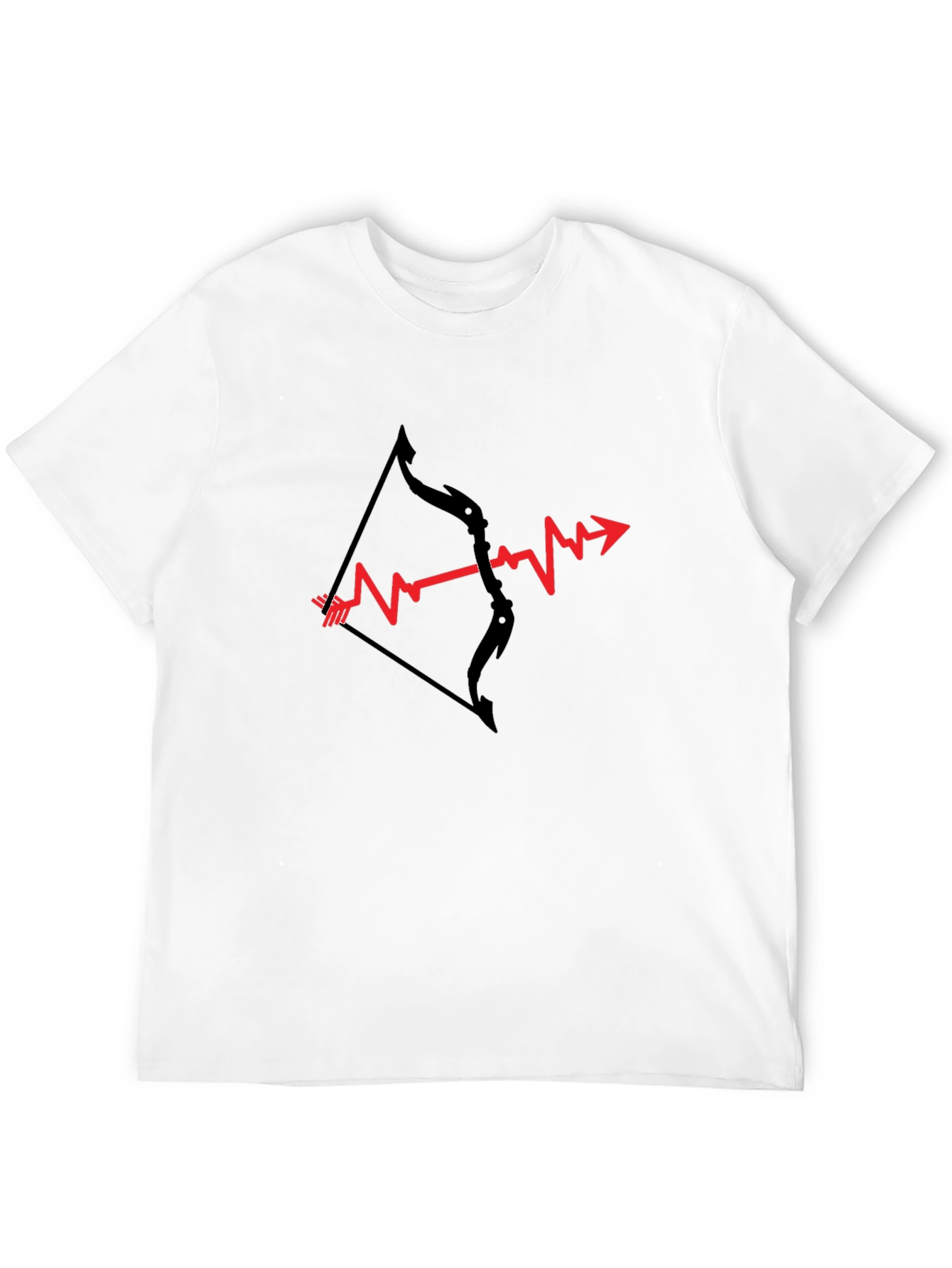 Heartbeat Arrow Graphic Tee - Archers Pulse