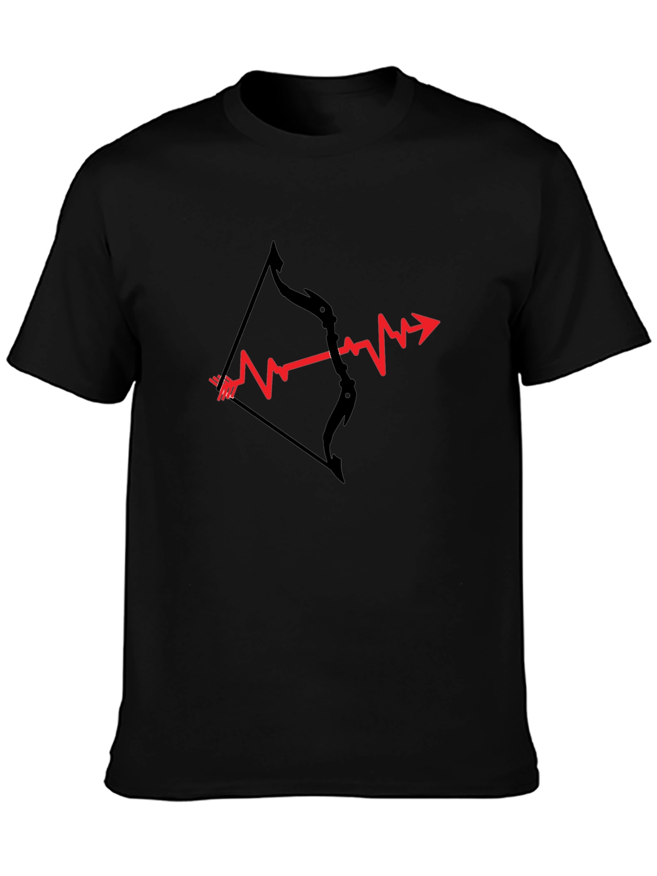 Heartbeat Arrow Graphic Tee - Archers Pulse