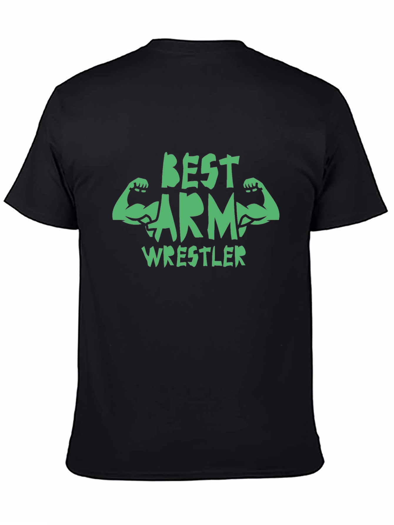 Best Arm Wrestler T-Shirt - Black Graphic Tee