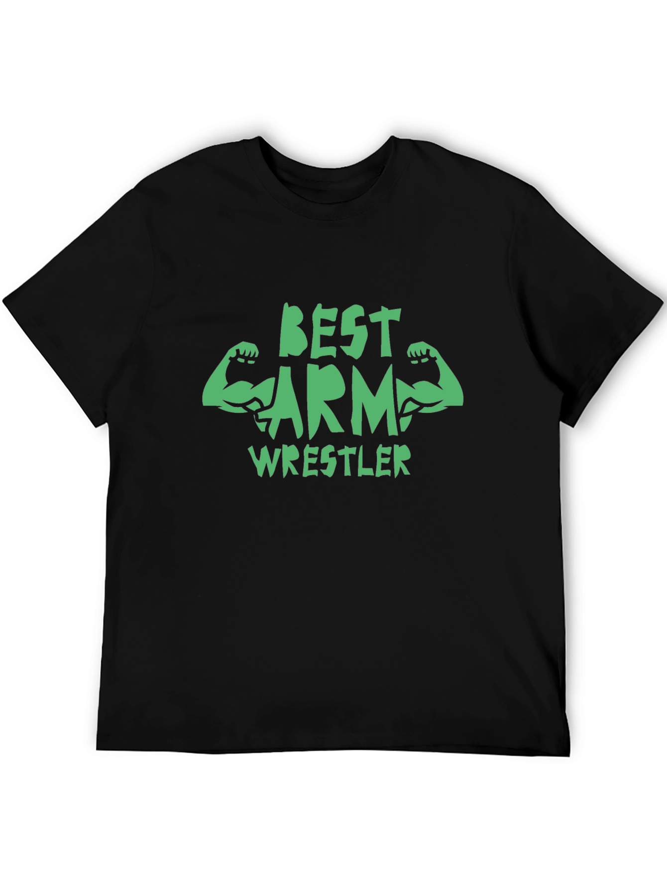 Best Arm Wrestler T-Shirt - Black Graphic Tee
