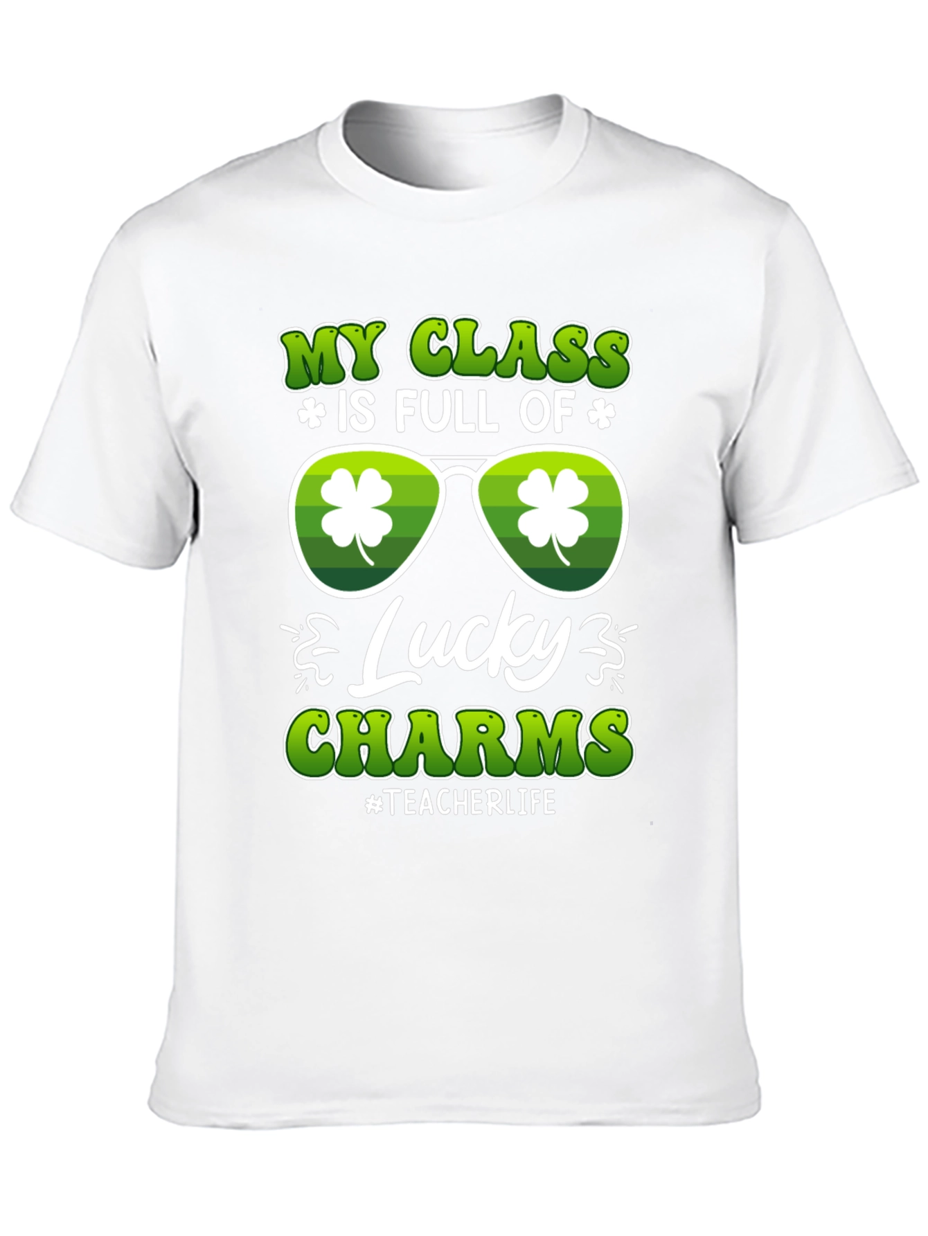 St. Patricks Day Teacher T-Shirt Lucky Charms