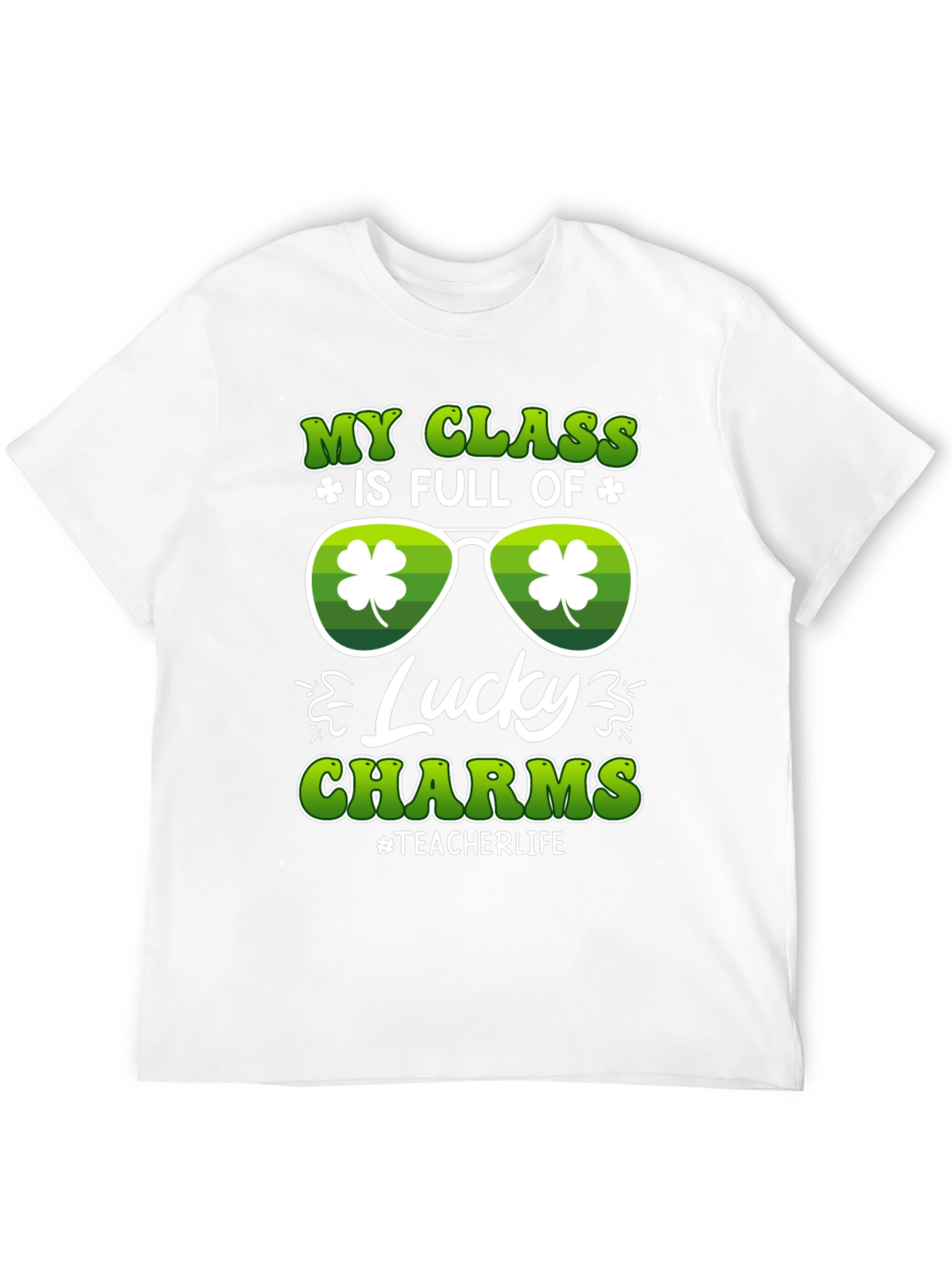 St. Patricks Day Teacher T-Shirt Lucky Charms