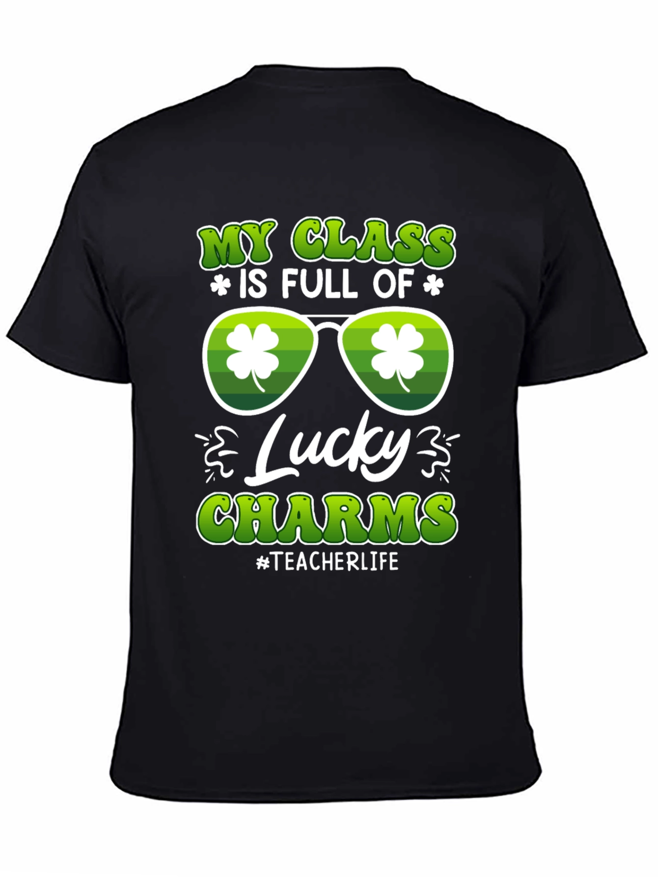 St. Patricks Day Teacher T-Shirt Lucky Charms
