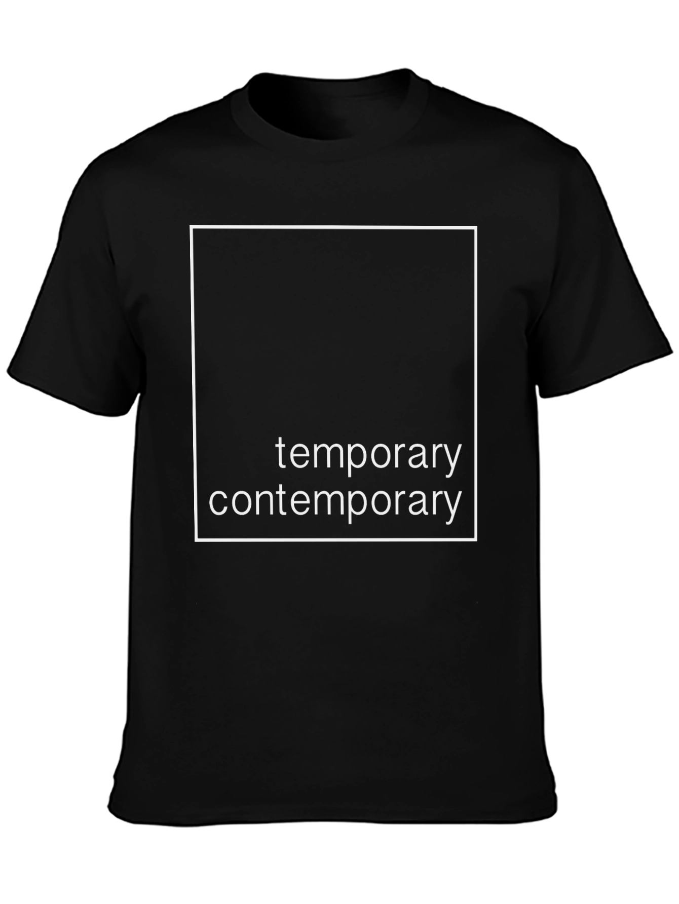 Temporary Contemporary Graphic Tee - Modern Style