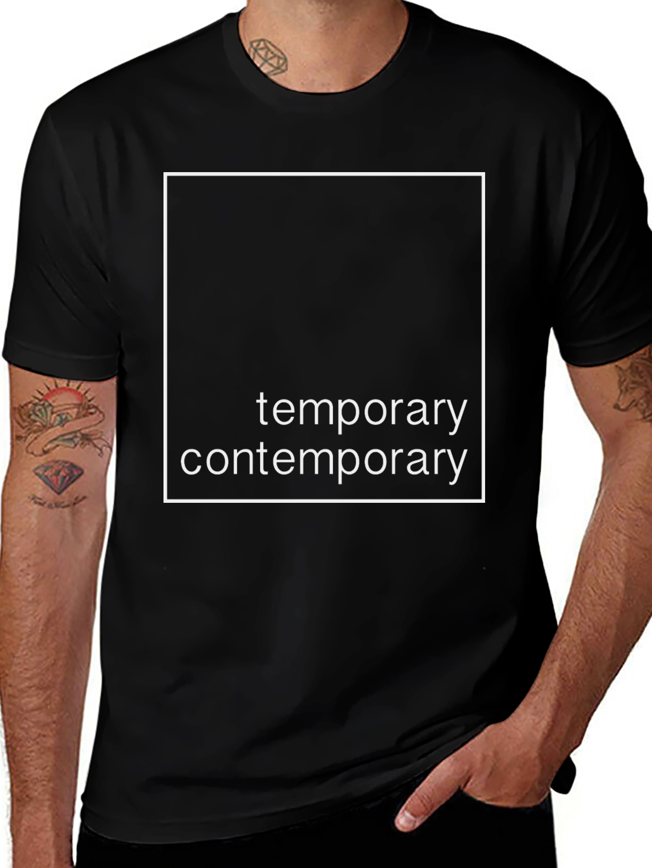 Temporary Contemporary Graphic Tee - Modern Style
