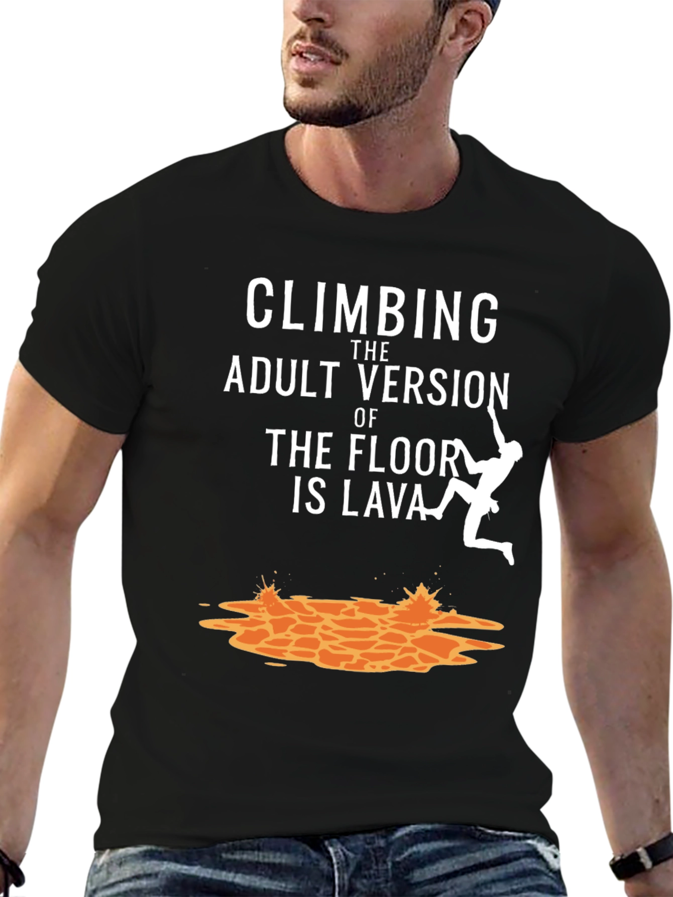Climbing Adult Version Lava T-Shirt