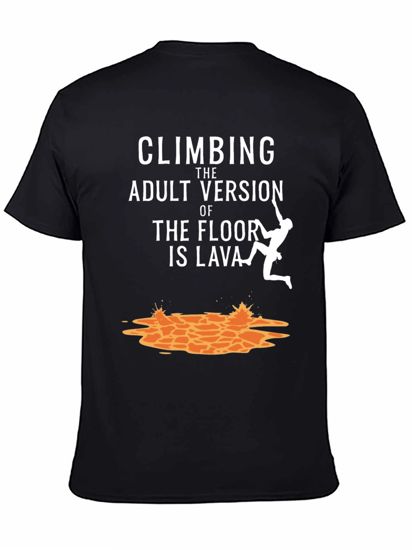 Climbing Adult Version Lava T-Shirt