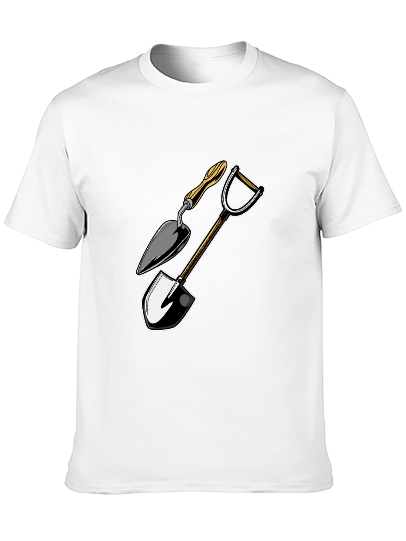 Gardening Tools Graphic Tee - Black