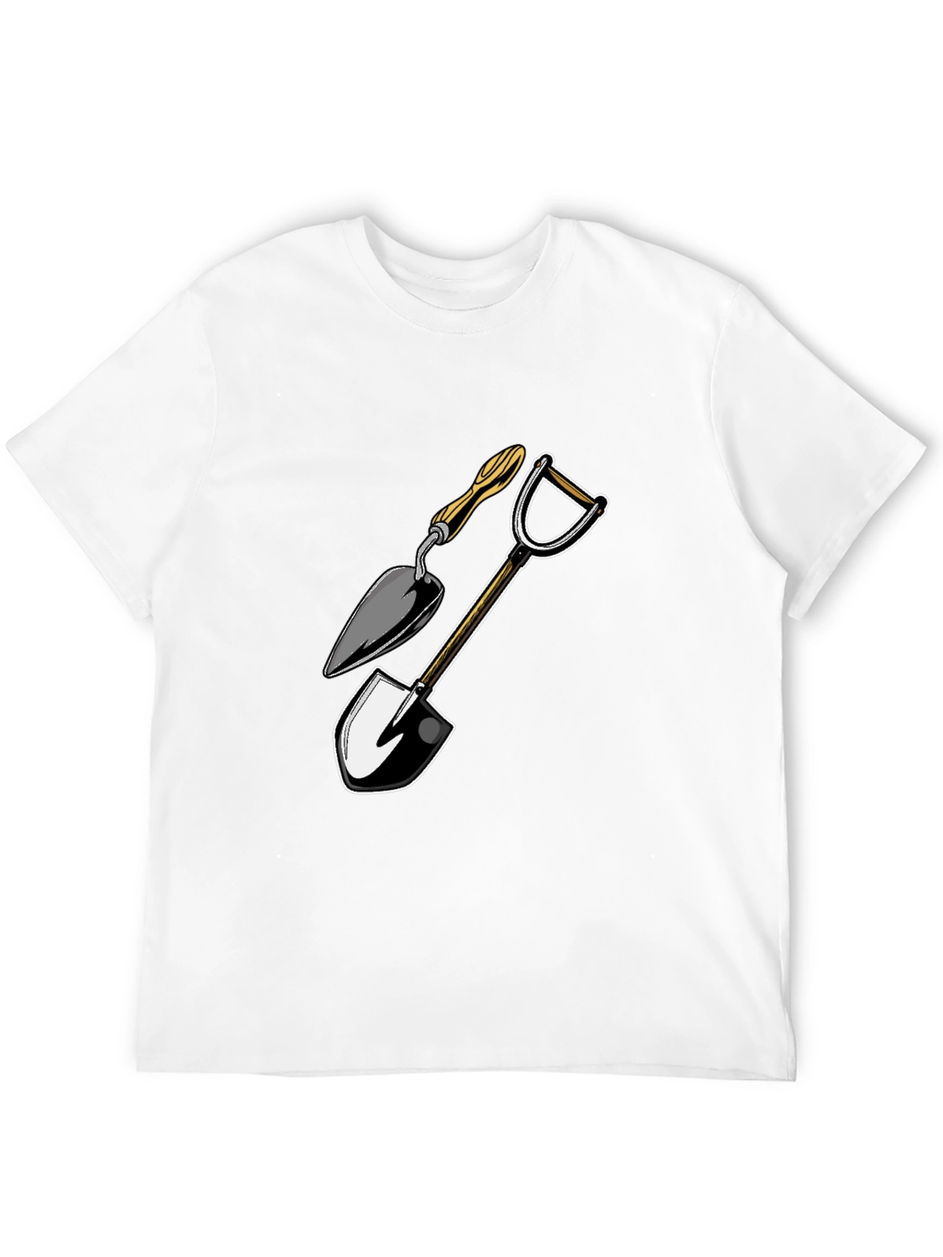 Gardening Tools Graphic Tee - Black