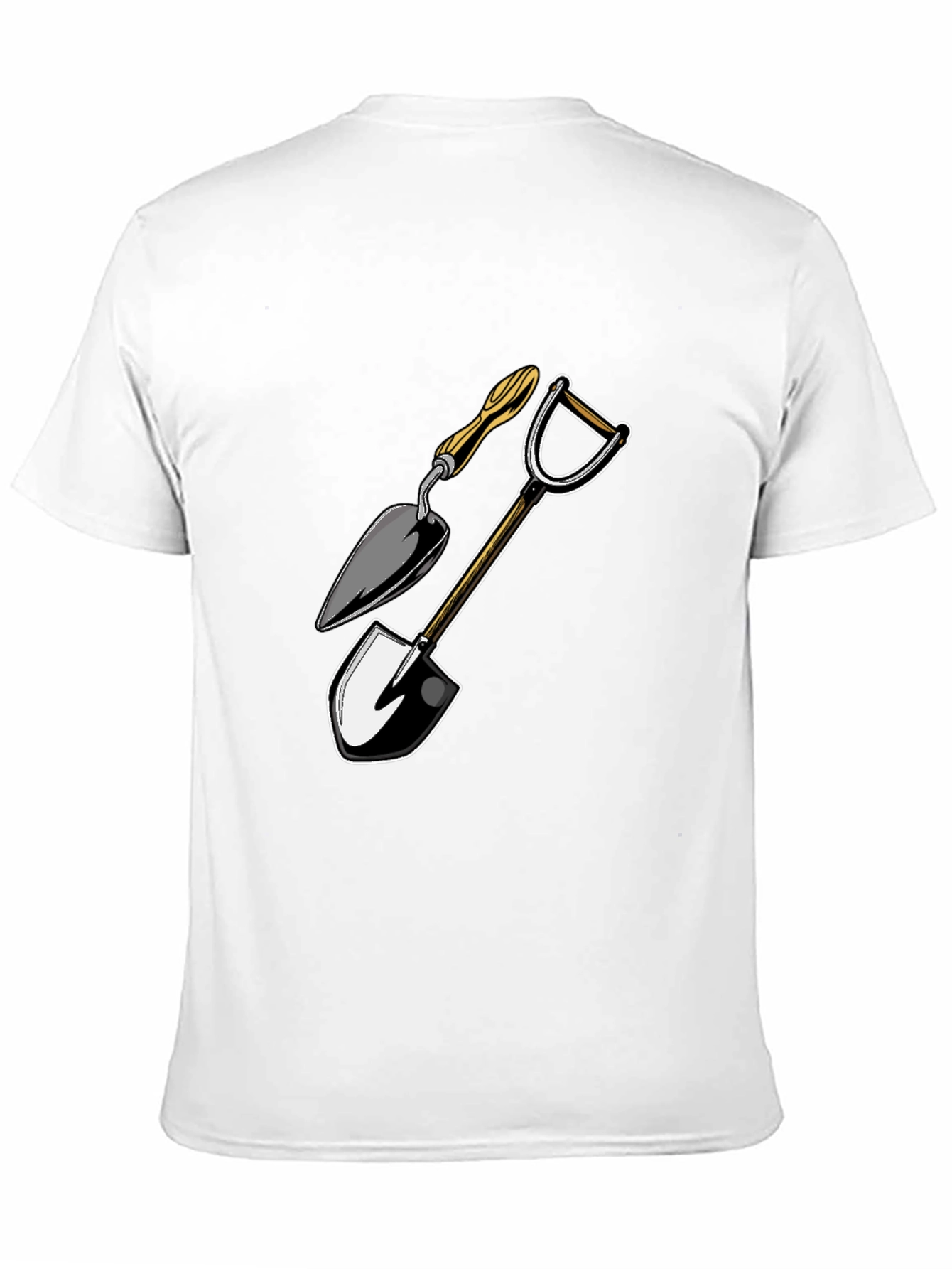 Gardening Tools Graphic Tee - Black