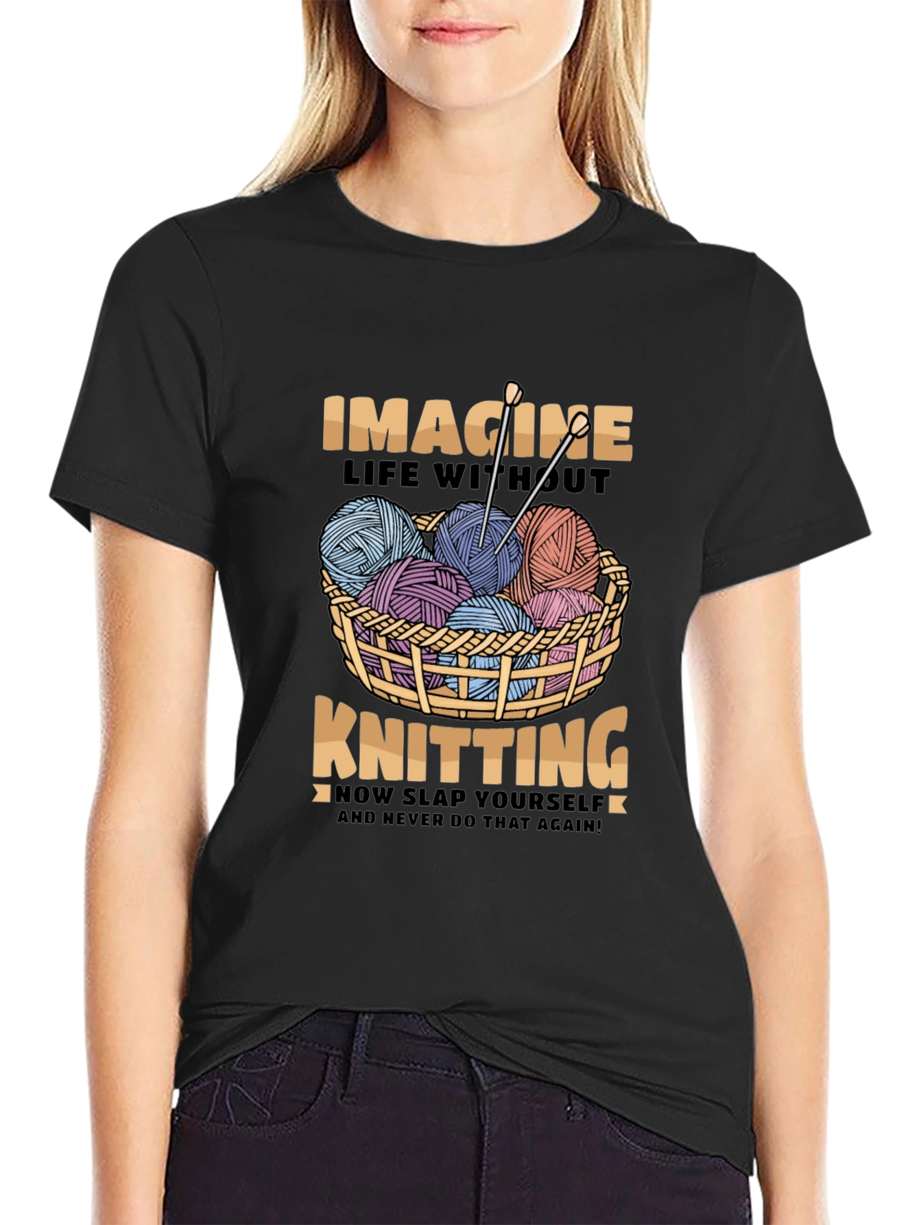 Knitting Lover Tee - Imagine Life Without It
