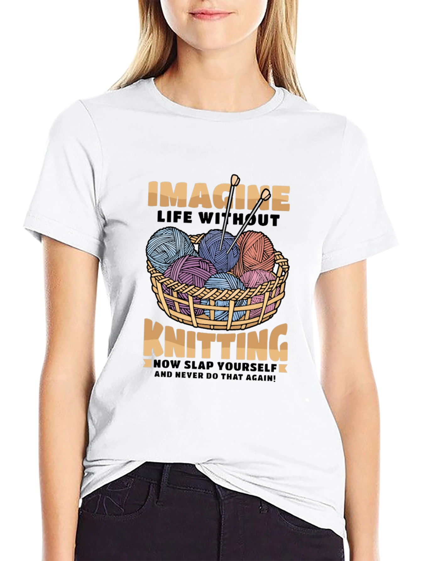 Knitting Lover Tee - Imagine Life Without It
