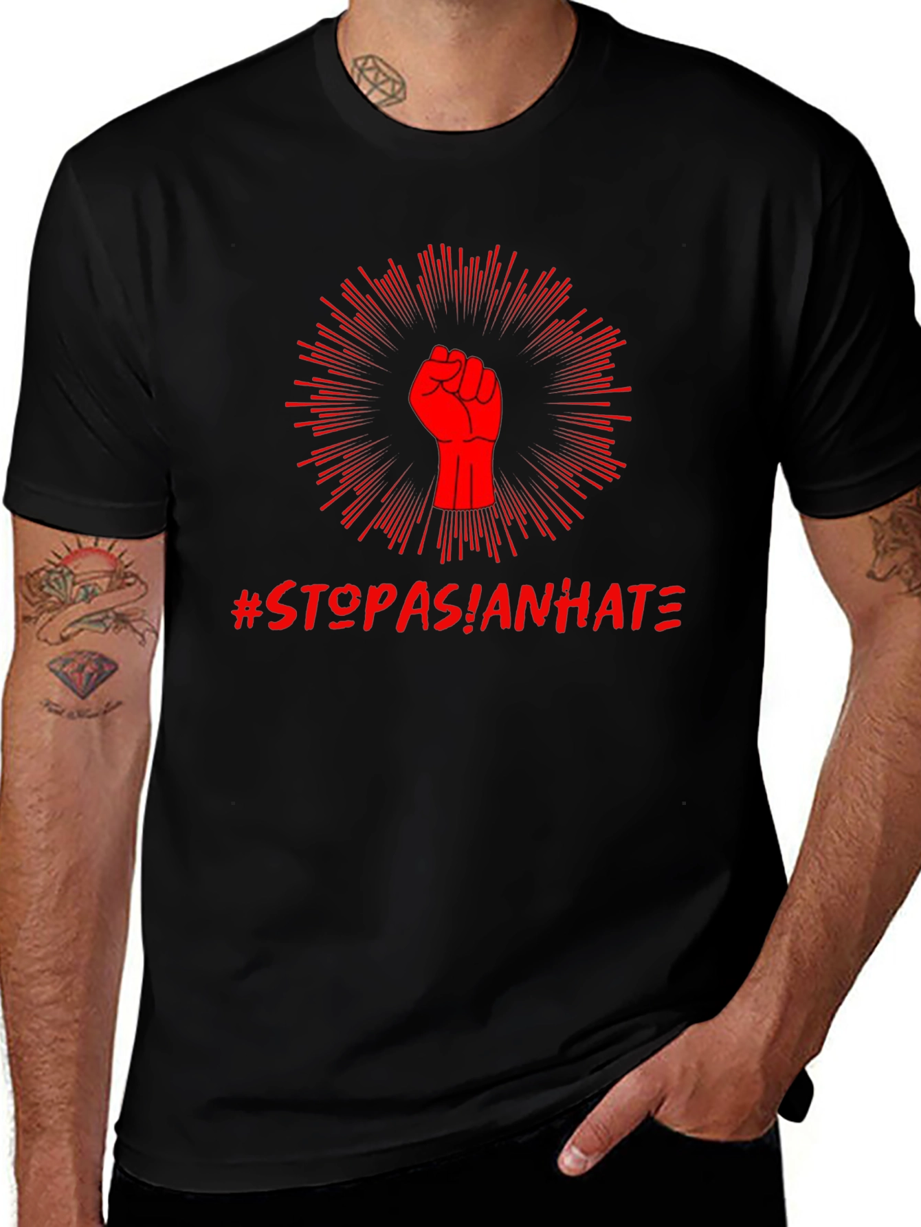 Stop Asian Hate Graphic T-Shirt