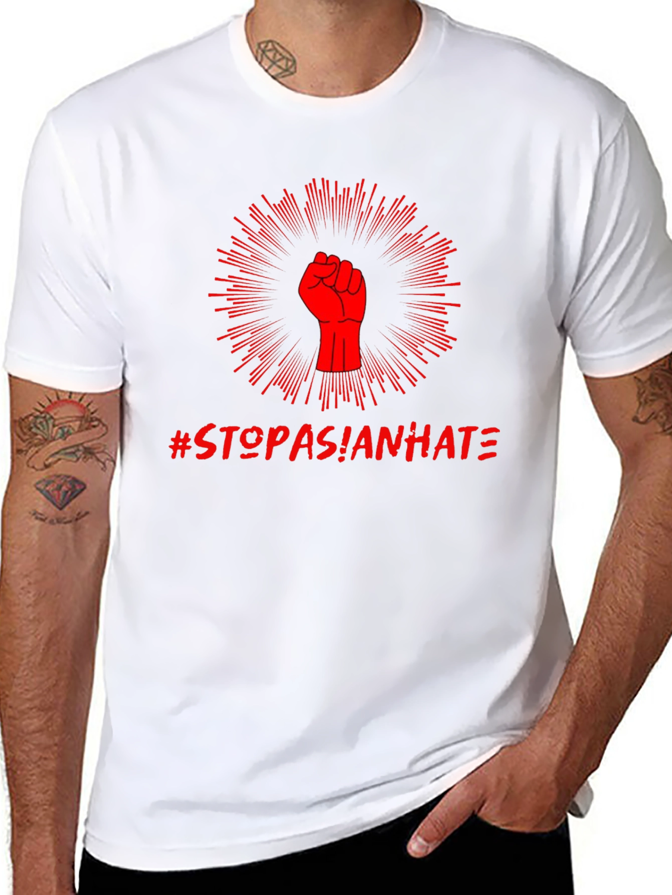 Stop Asian Hate Graphic T-Shirt