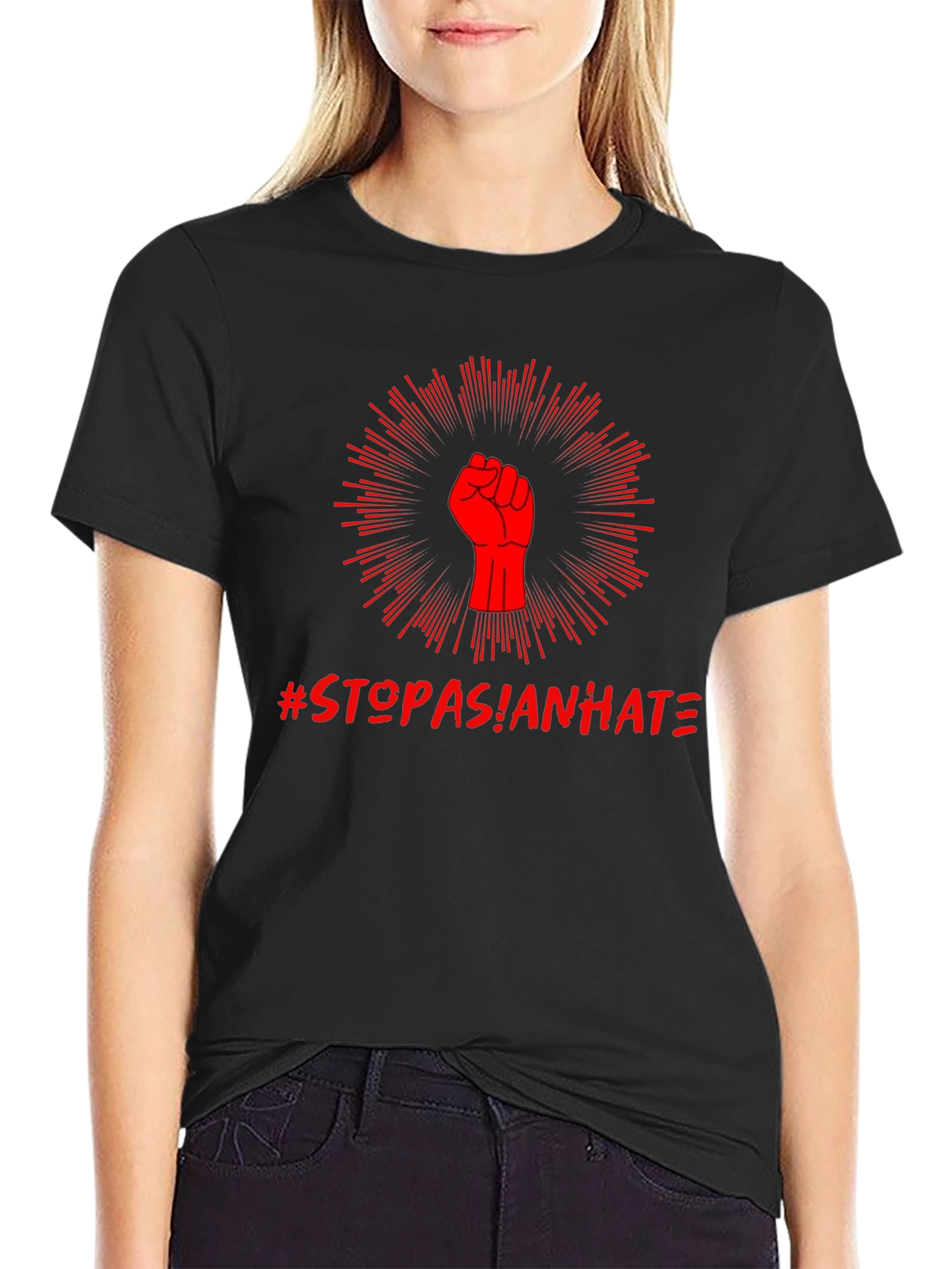 Stop Asian Hate Graphic T-Shirt