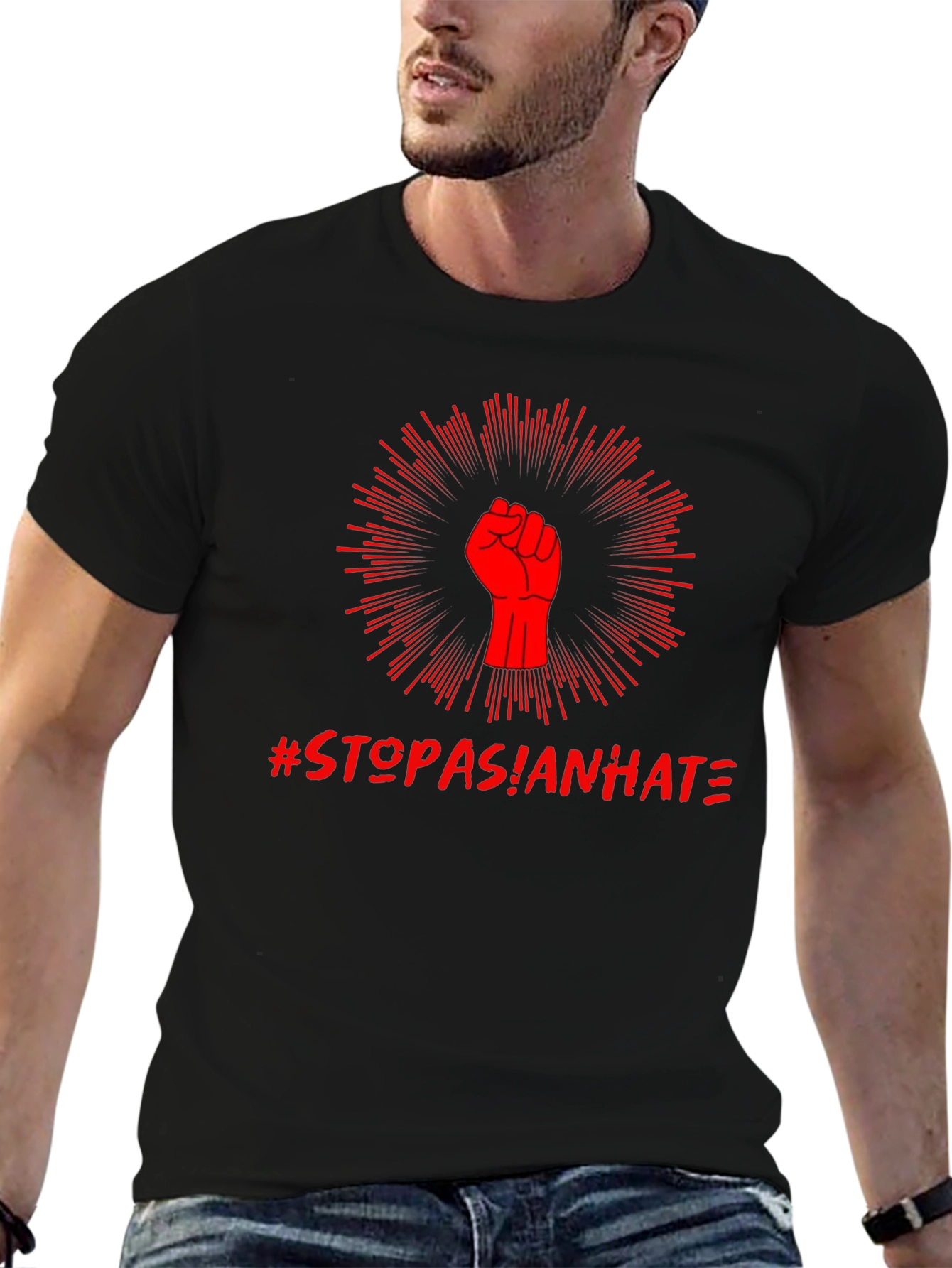 Stop Asian Hate Graphic T-Shirt