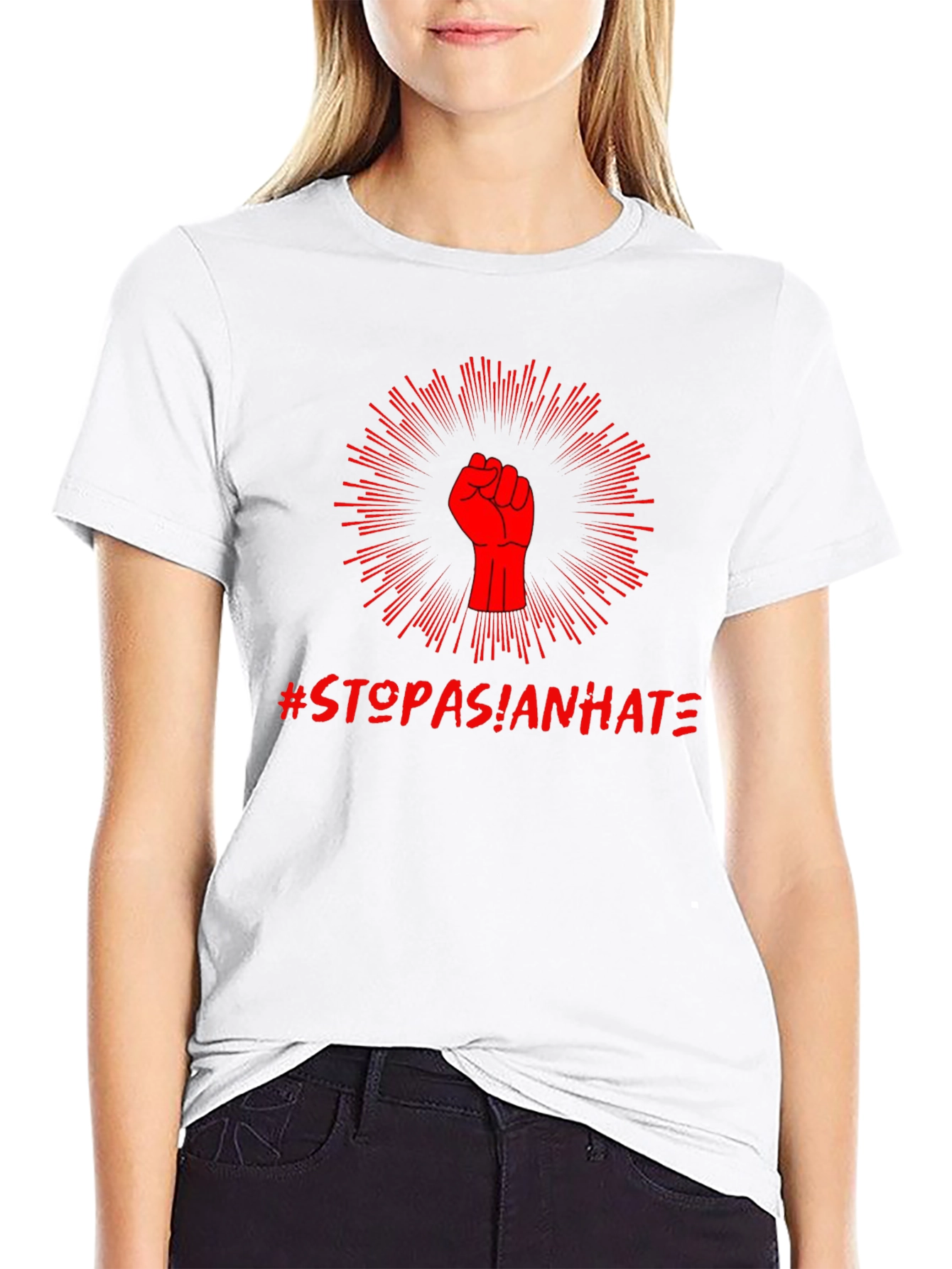 Stop Asian Hate Graphic T-Shirt