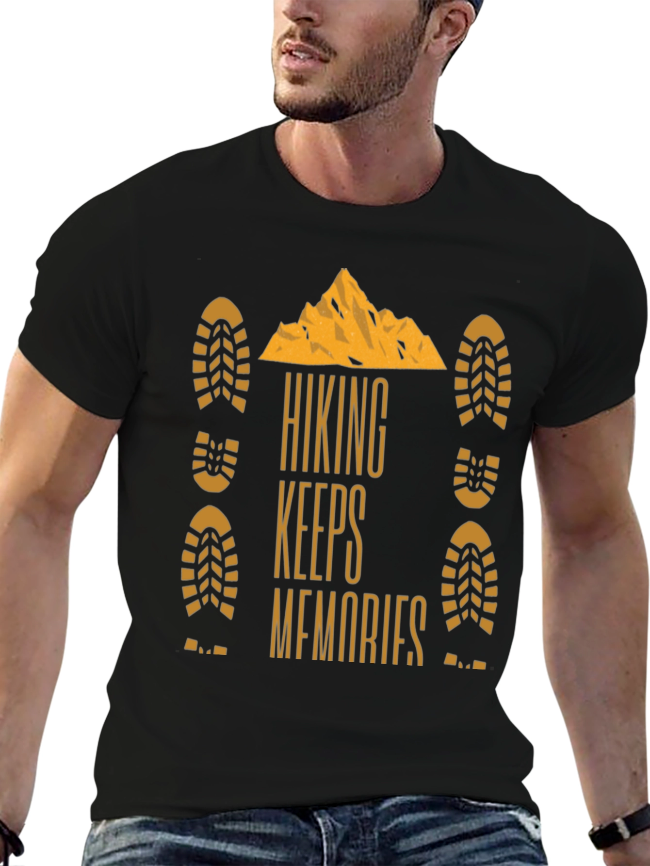 Hiking Memories Black T-Shirt