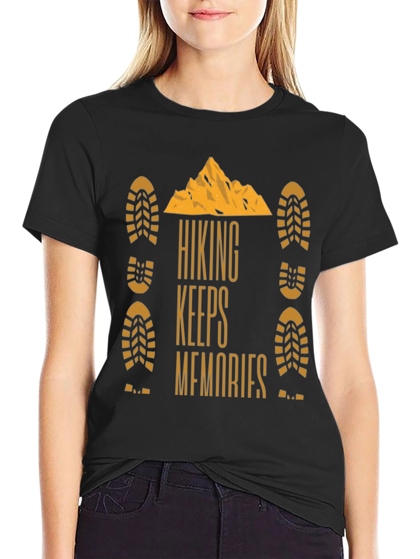 Hiking Memories Black T-Shirt