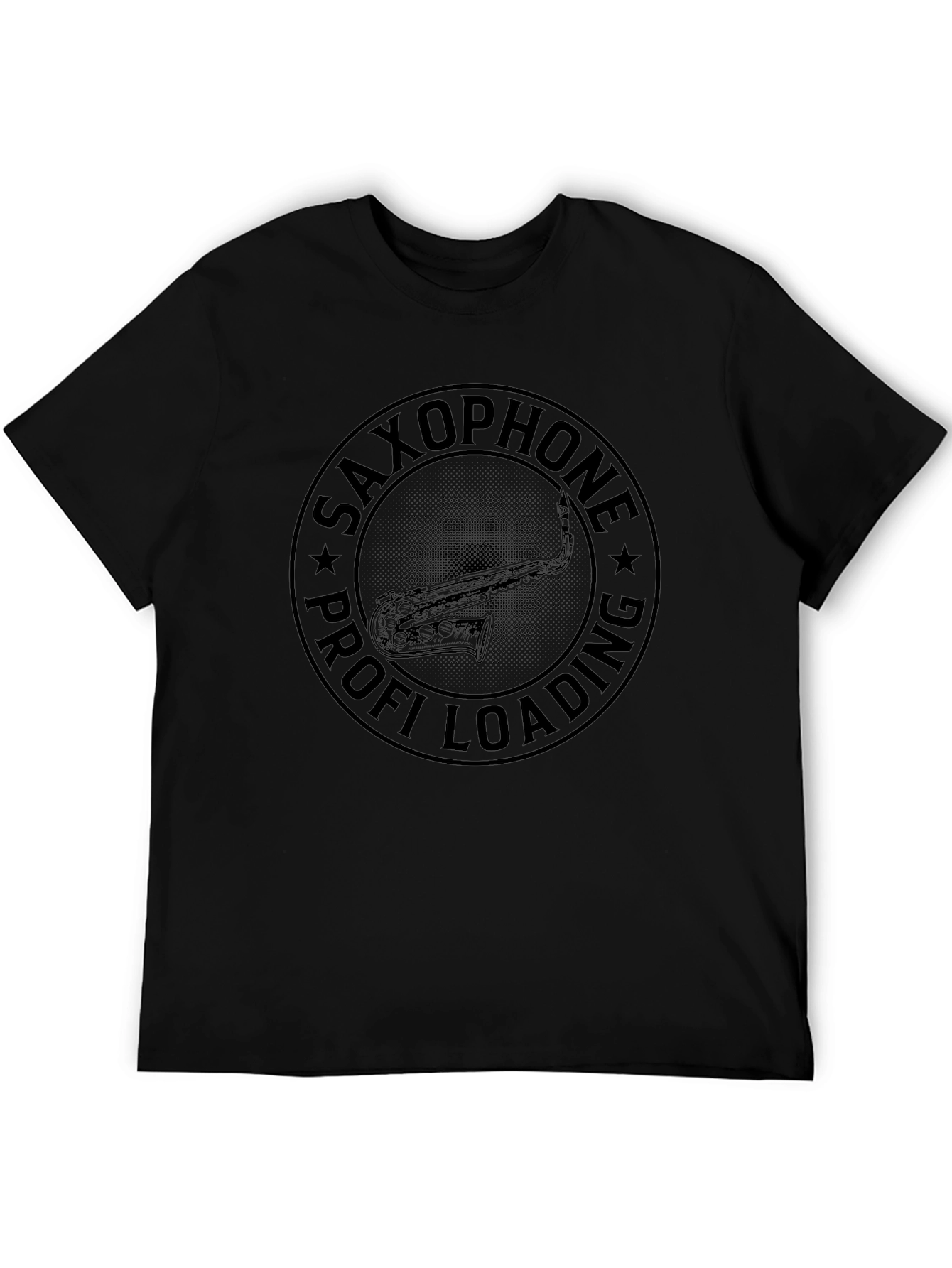 Saxophone Profi Loading Black T-Shirt